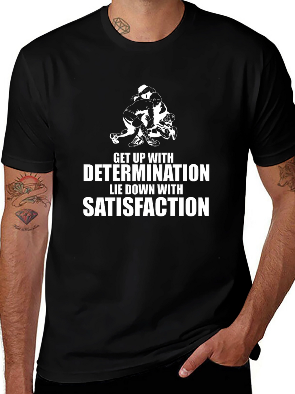 Determination Wrestling Graphic Tee