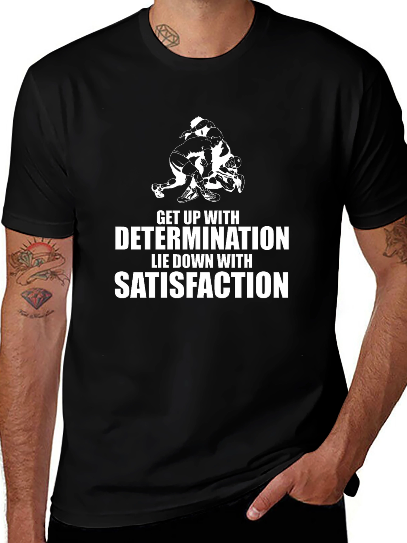 Determination Wrestling Graphic Tee