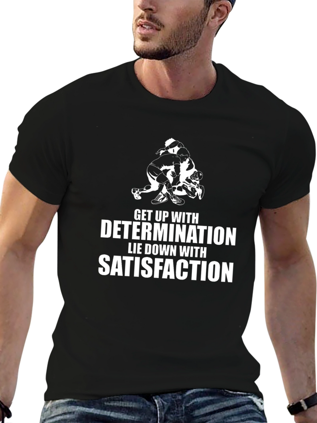 Determination Wrestling Graphic Tee