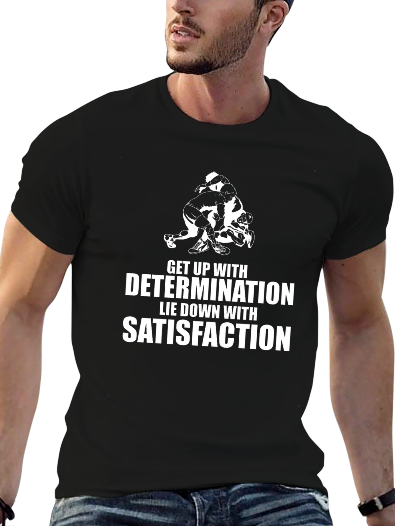 Determination Wrestling Graphic Tee