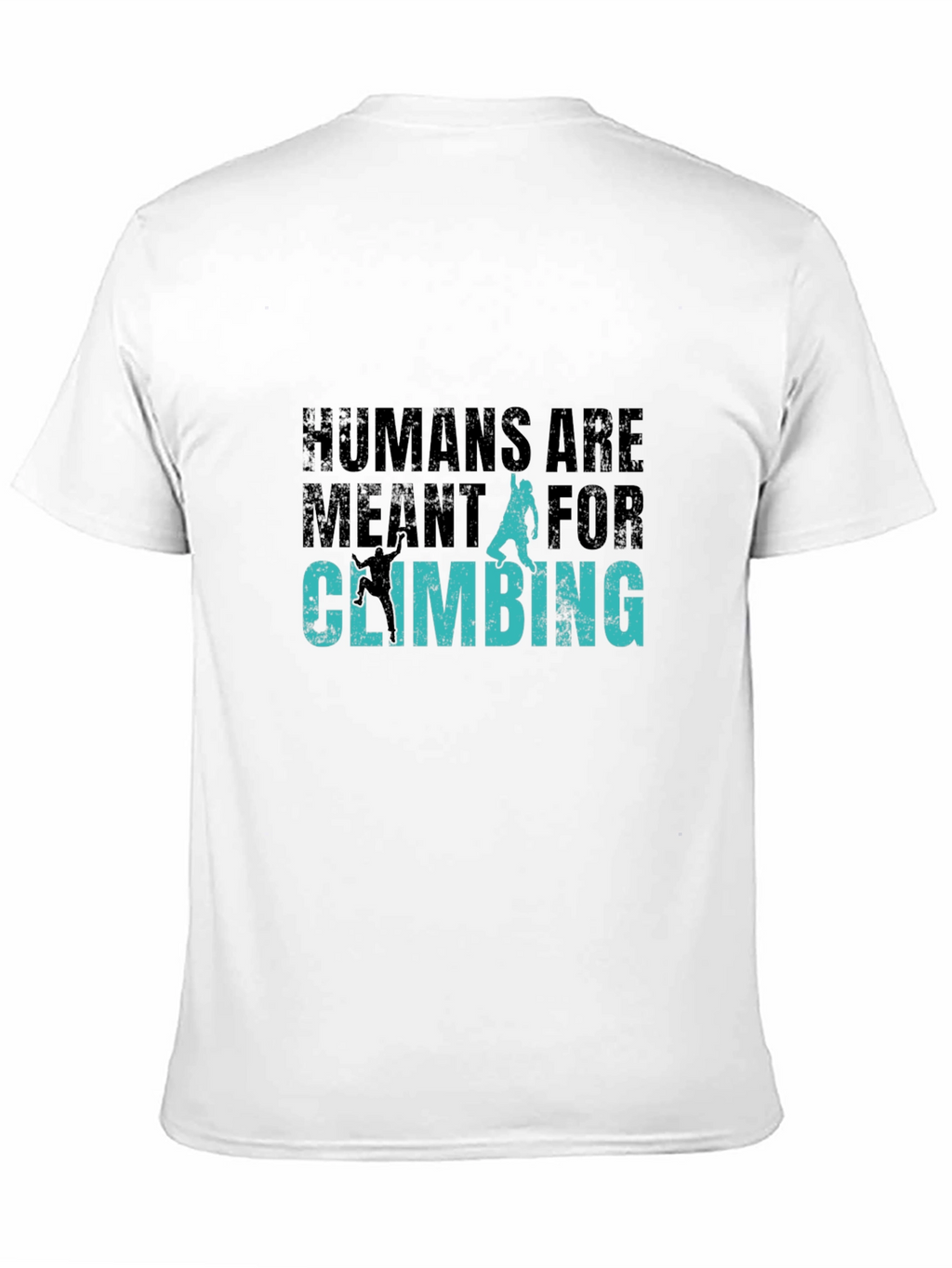 Humans Are Meant For Climbing Black Graphic Tee