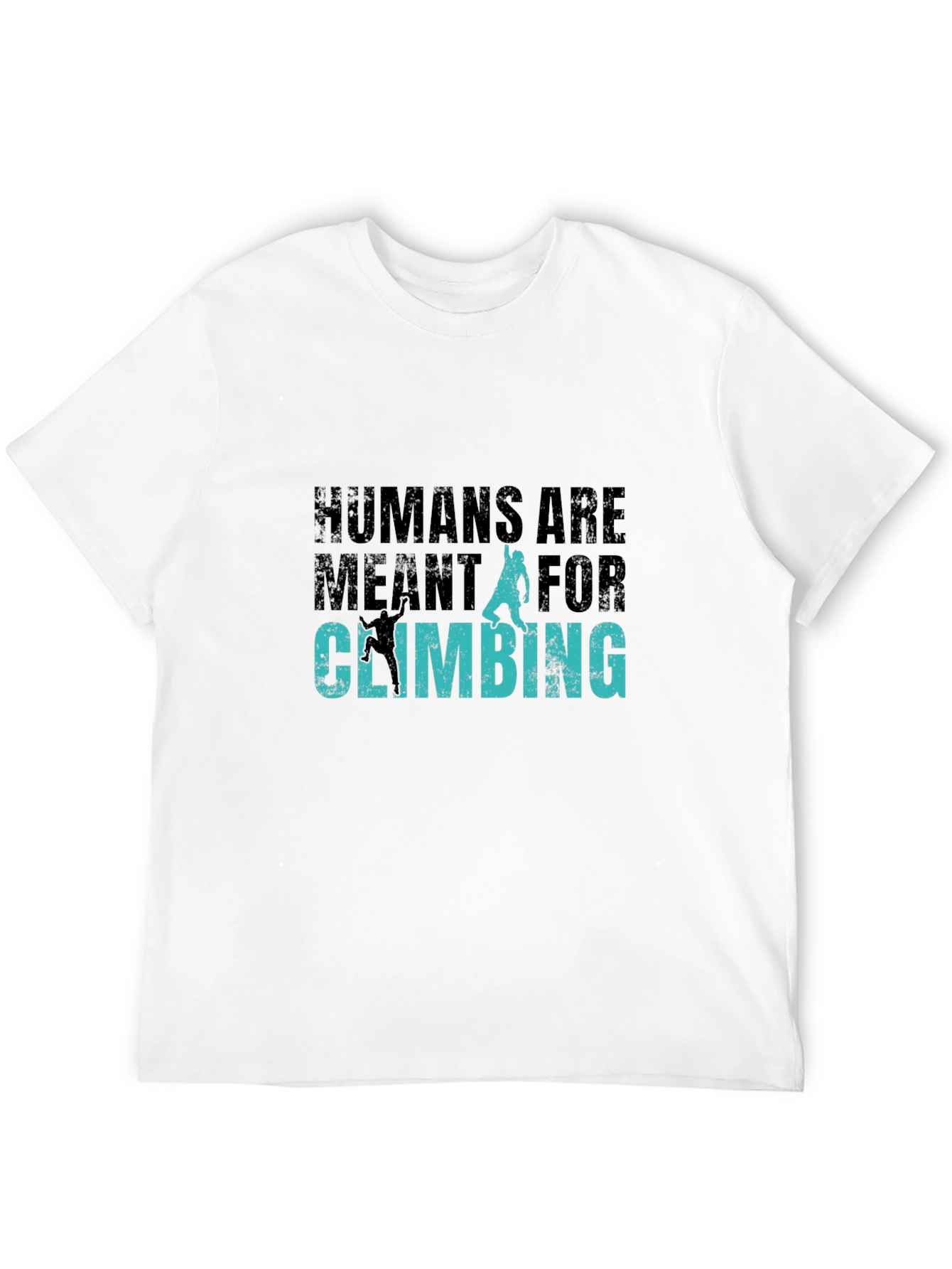 Humans Are Meant For Climbing Black Graphic Tee
