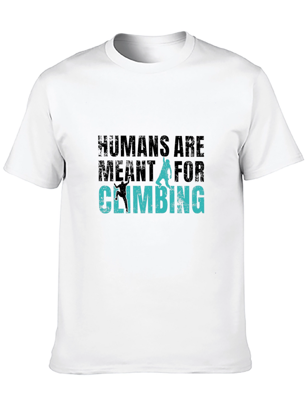 Humans Are Meant For Climbing Black Graphic Tee