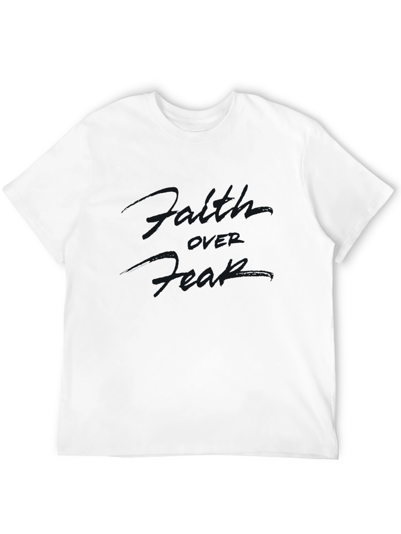 Mens Casual Black Graphic T-Shirt