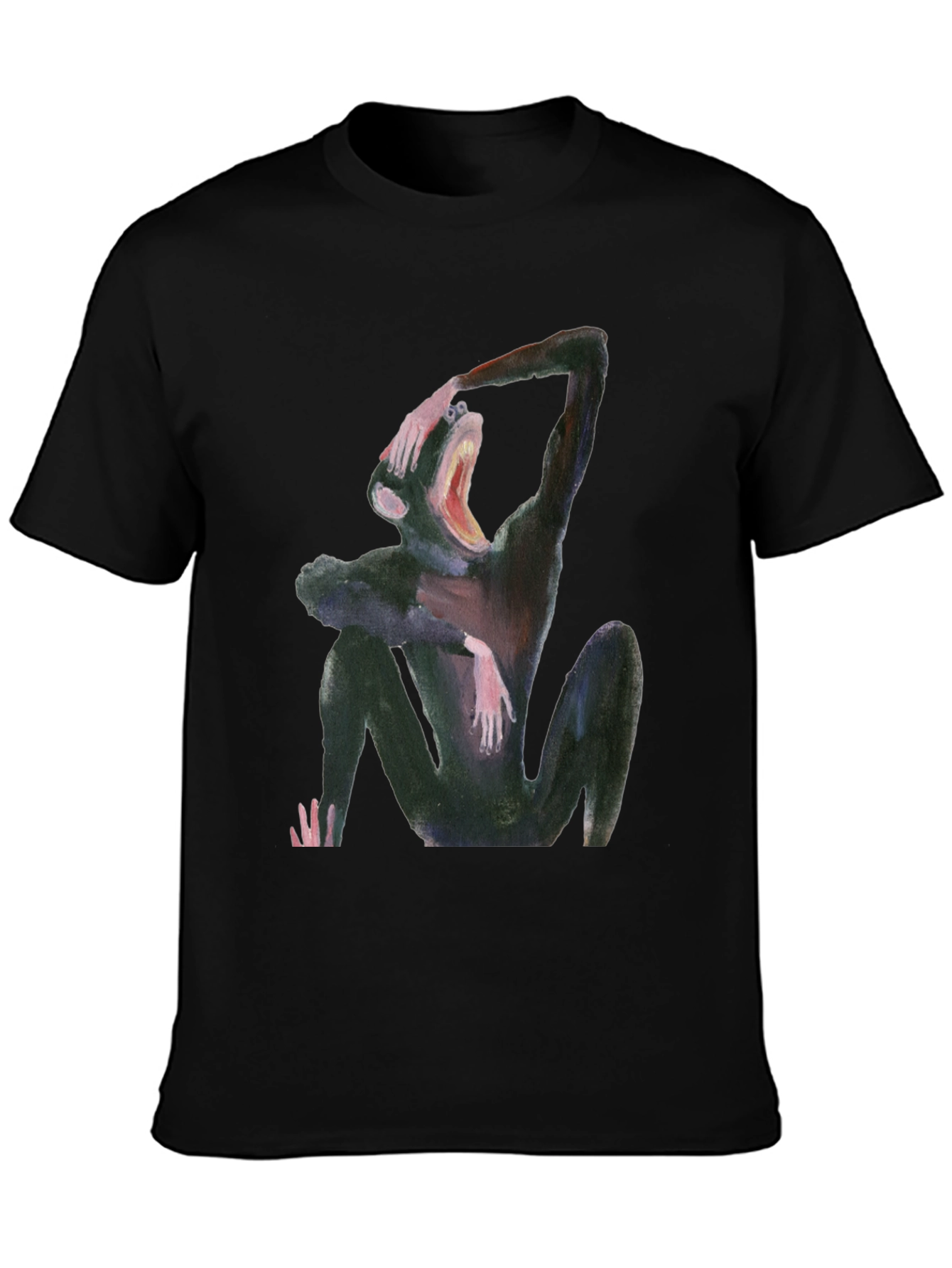 Monkey Graphic T-Shirt - Unique Artistic Design