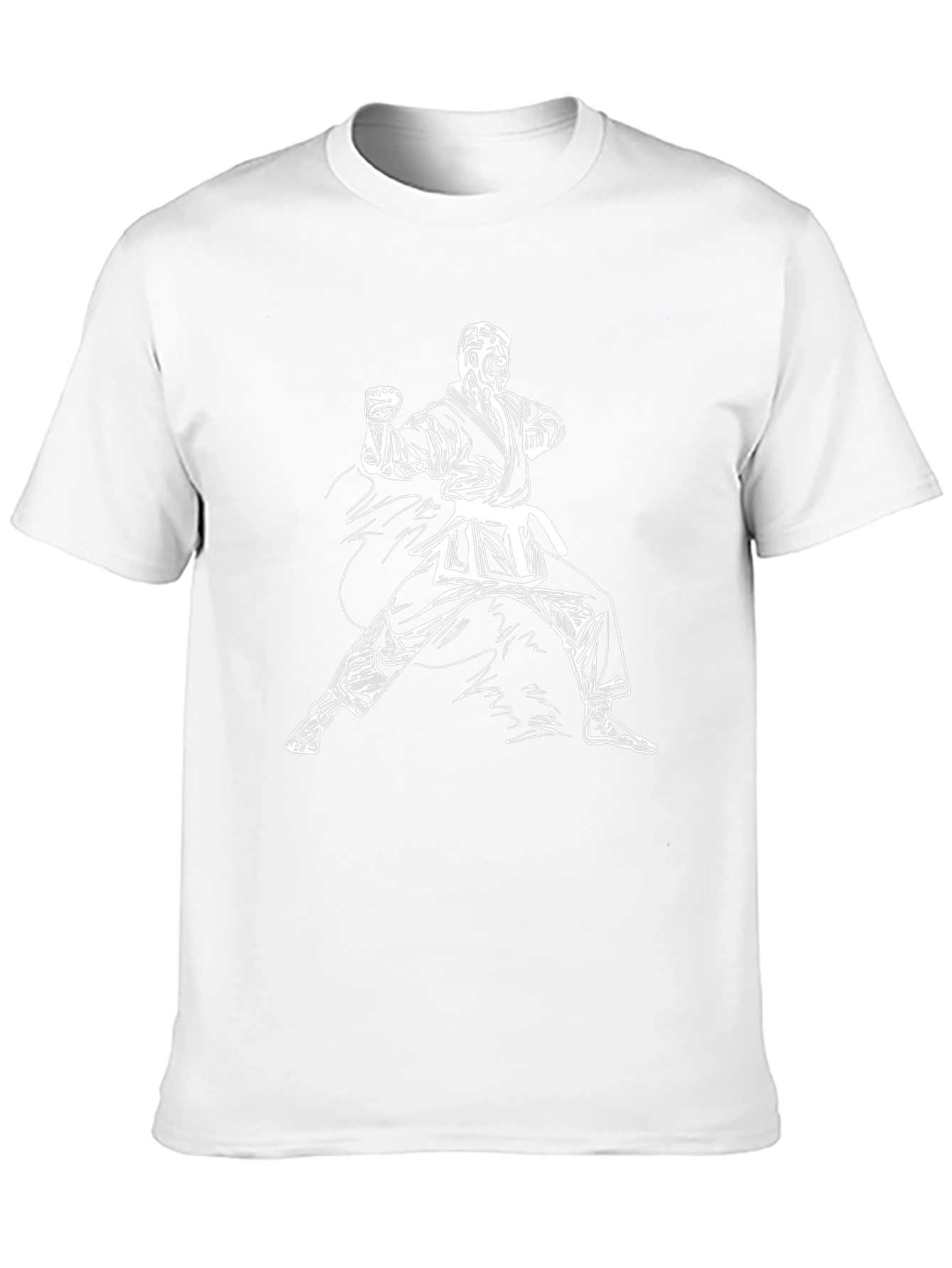 Karate Graphic Black T-Shirt