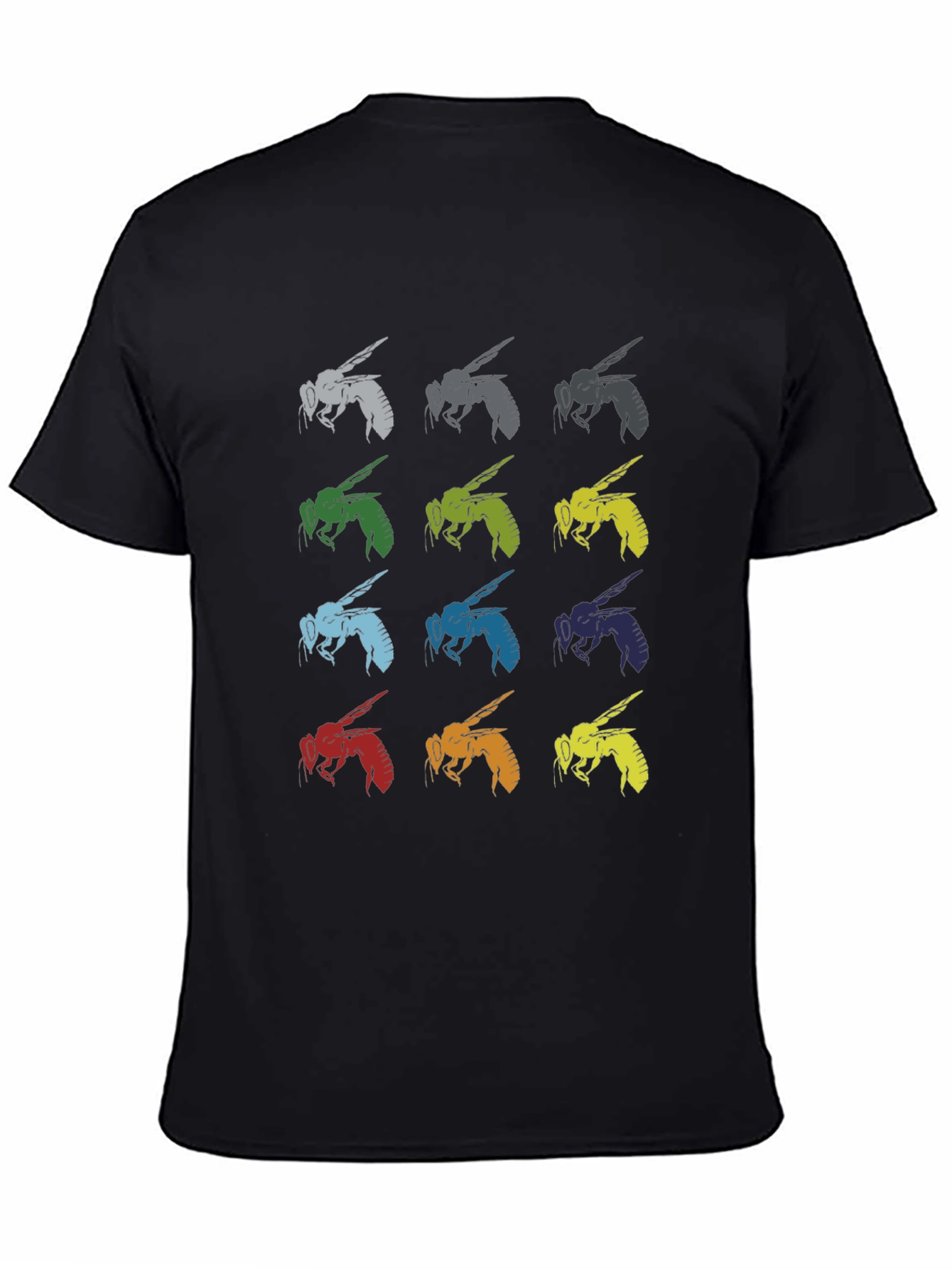 Multi-Colored Bee Graphic Tee