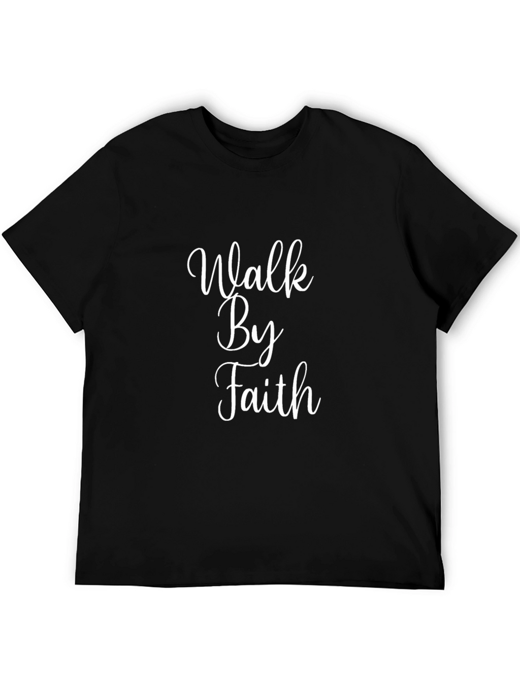 Walk By Faith Black T-Shirt