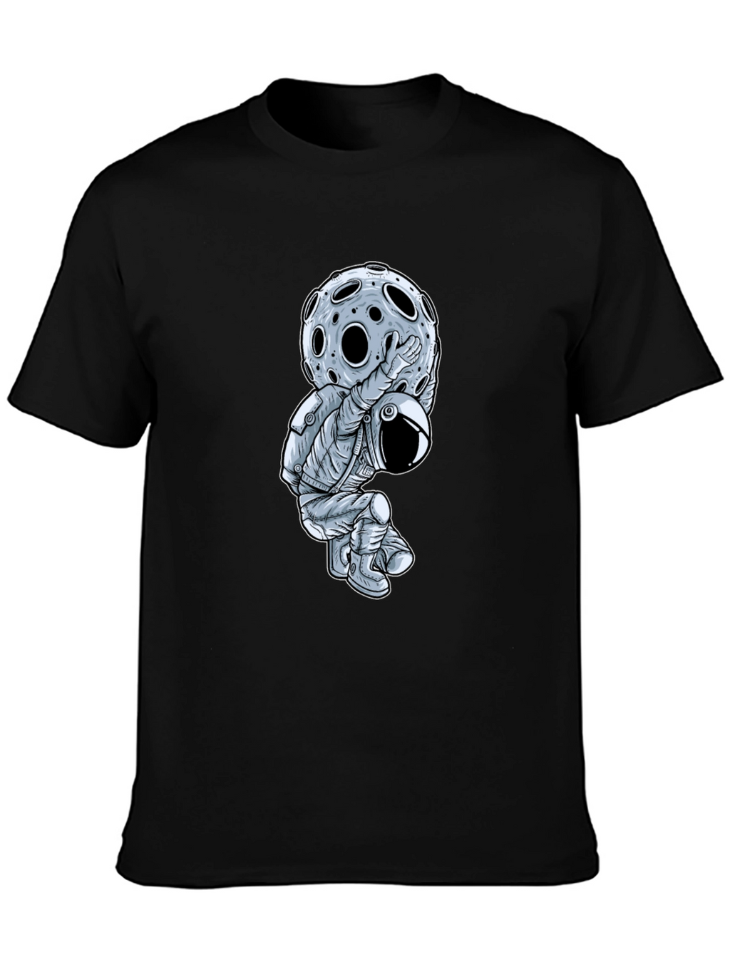 Astronaut Moon Lift Graphic T-Shirt