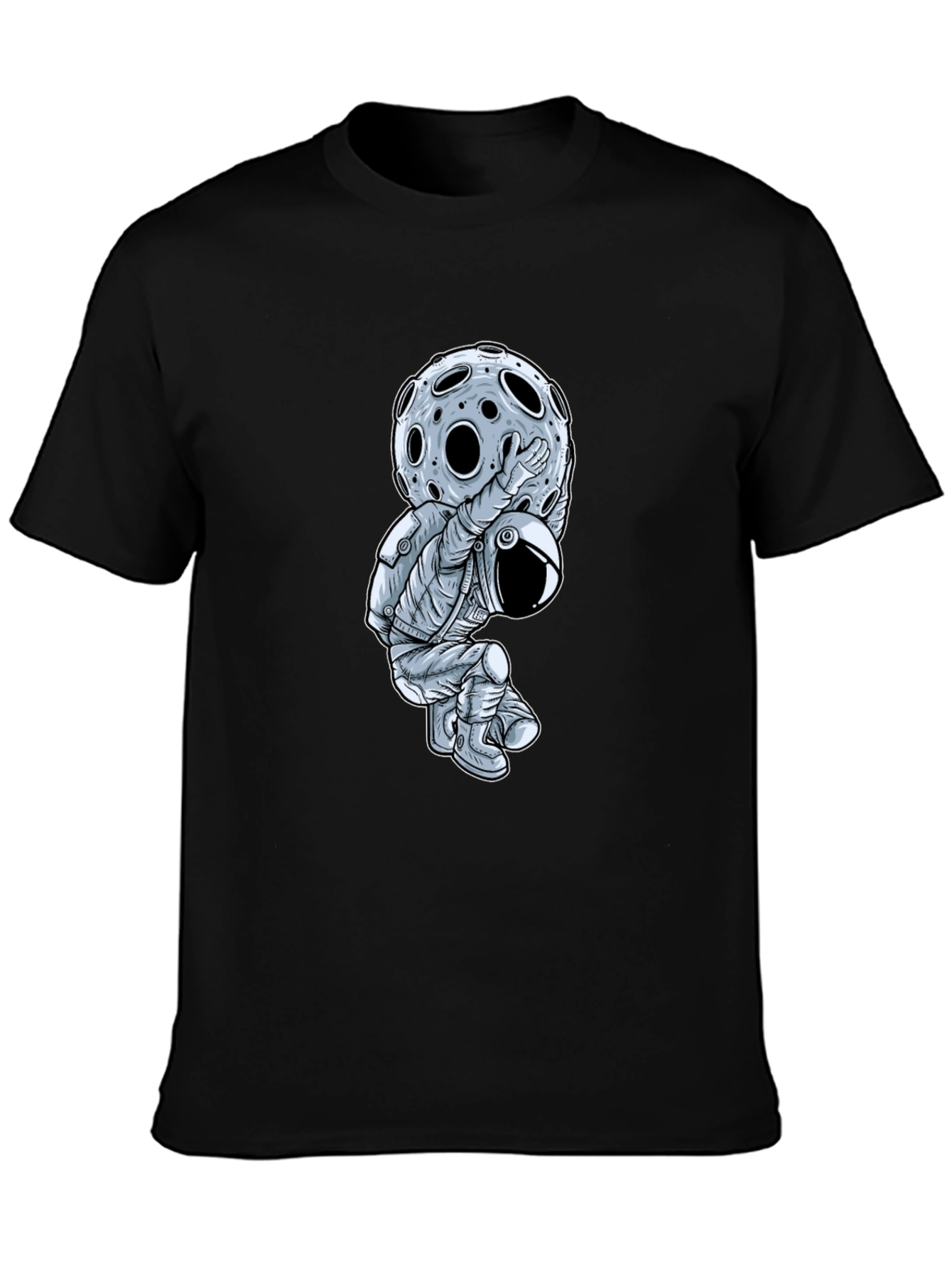 Astronaut Moon Lift Graphic T-Shirt