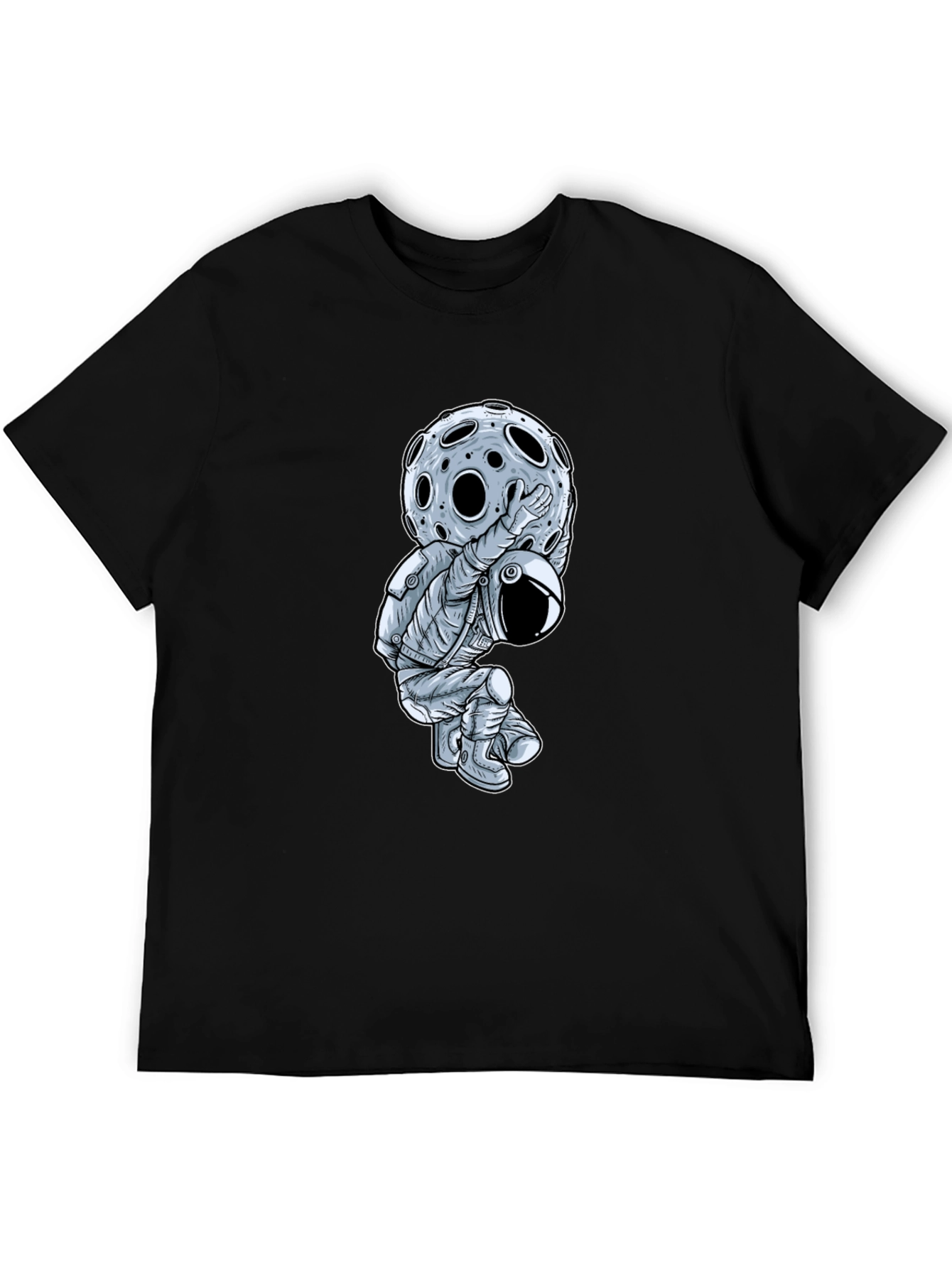 Astronaut Moon Lift Graphic T-Shirt