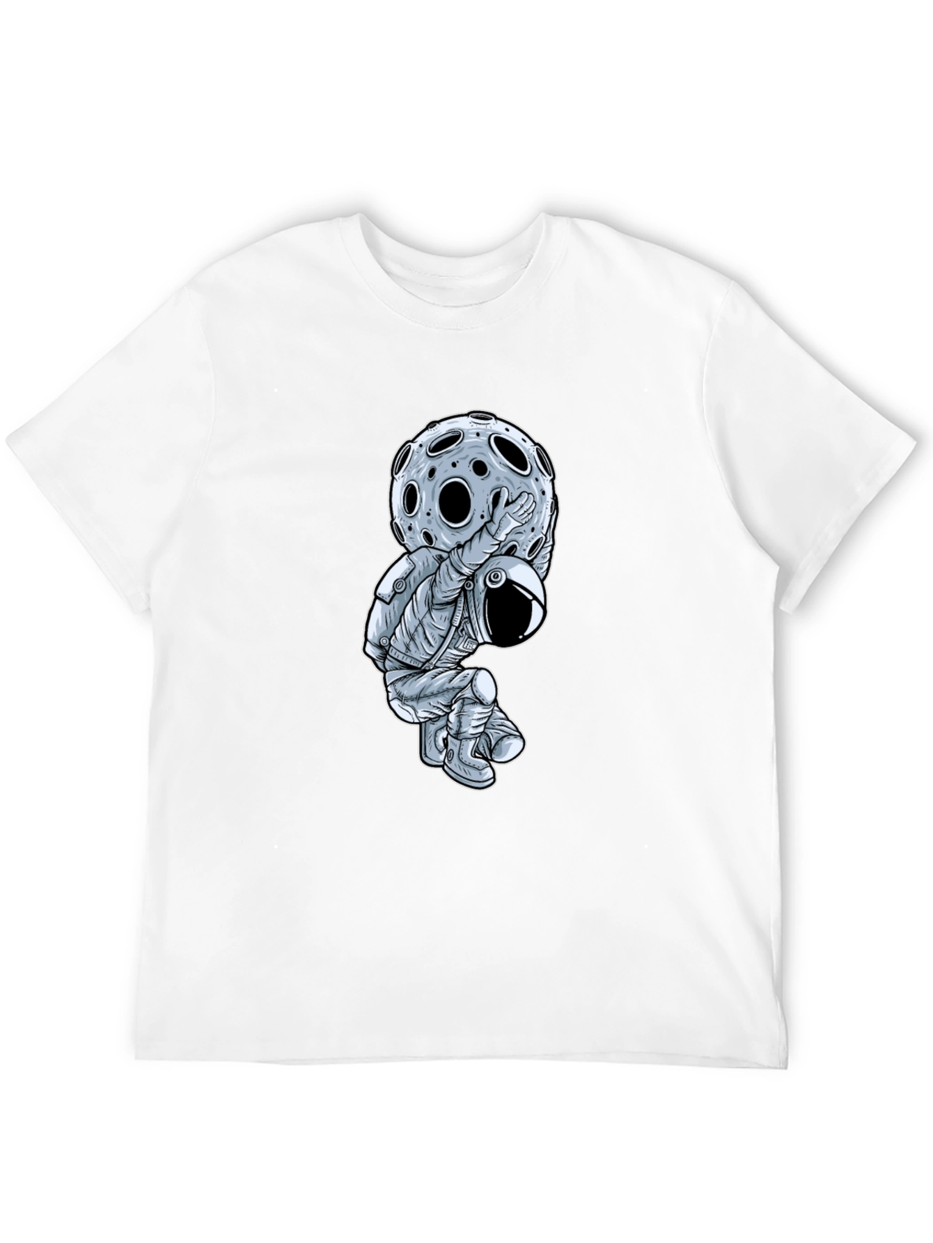 Astronaut Moon Lift Graphic T-Shirt