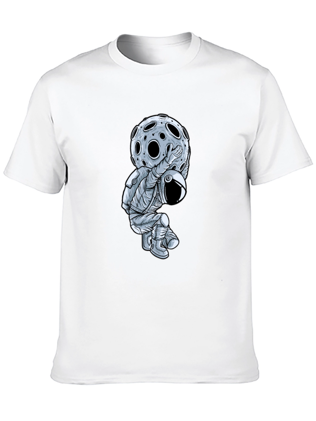 Astronaut Moon Lift Graphic T-Shirt