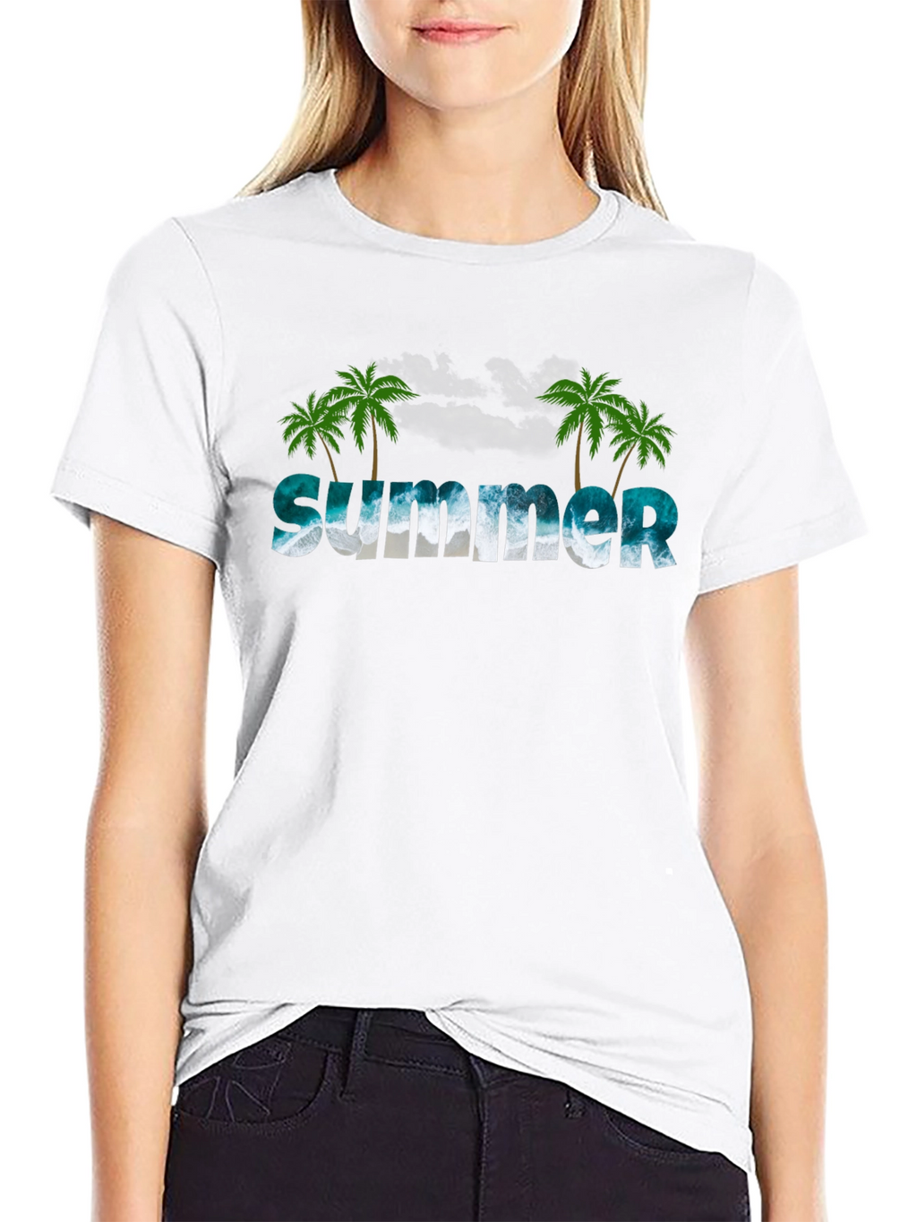 Summer Beach Palm Tree T-Shirt