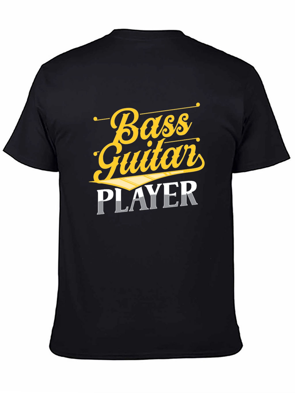 Bass Guitar Player Graphic T-Shirt - Music Lover Tee