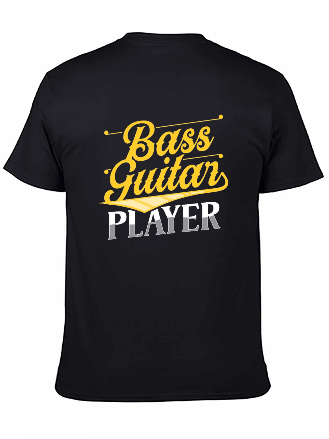 Bass Guitar Player Graphic T-Shirt - Music Lover Tee