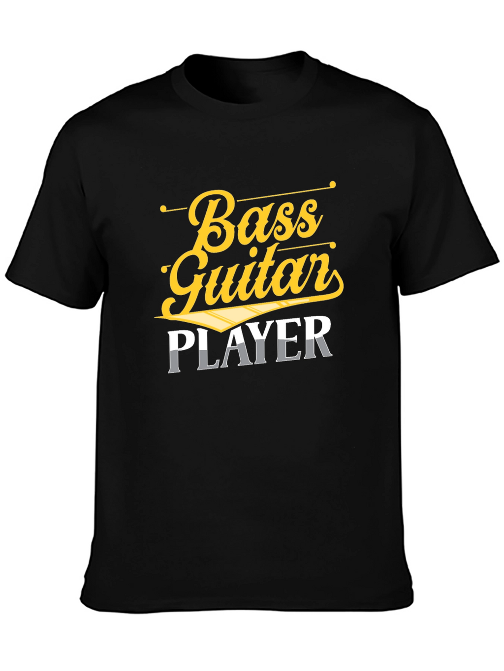 Bass Guitar Player Graphic T-Shirt - Music Lover Tee