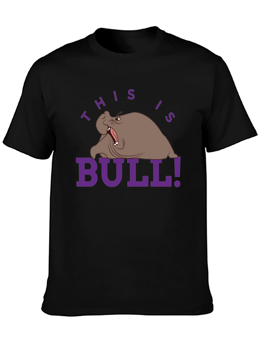 Humorous Walrus Graphic Tee - This is Bull!