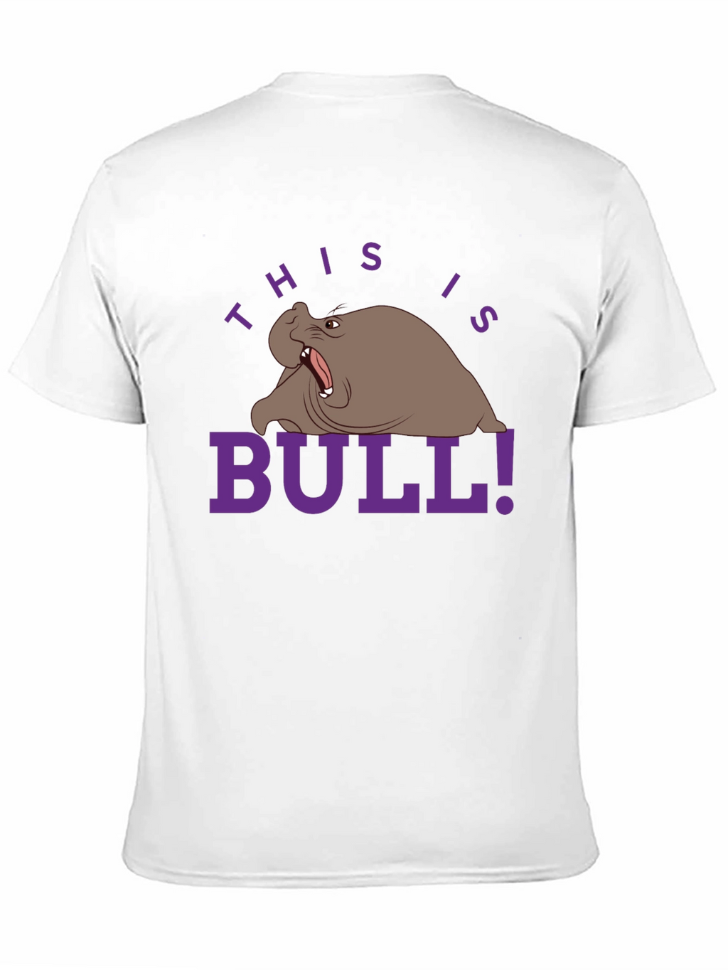 Humorous Walrus Graphic Tee - This is Bull!