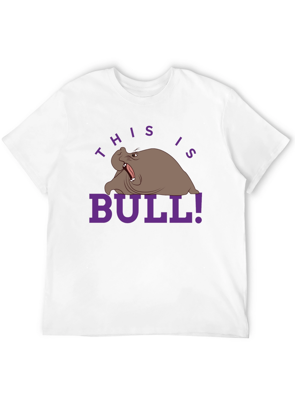 Humorous Walrus Graphic Tee - This is Bull!