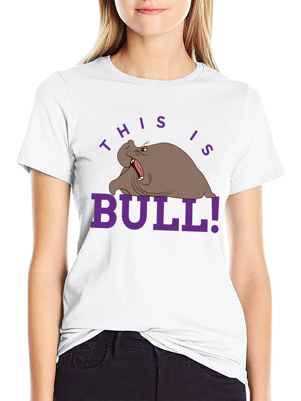 Humorous Walrus Graphic Tee - This is Bull!