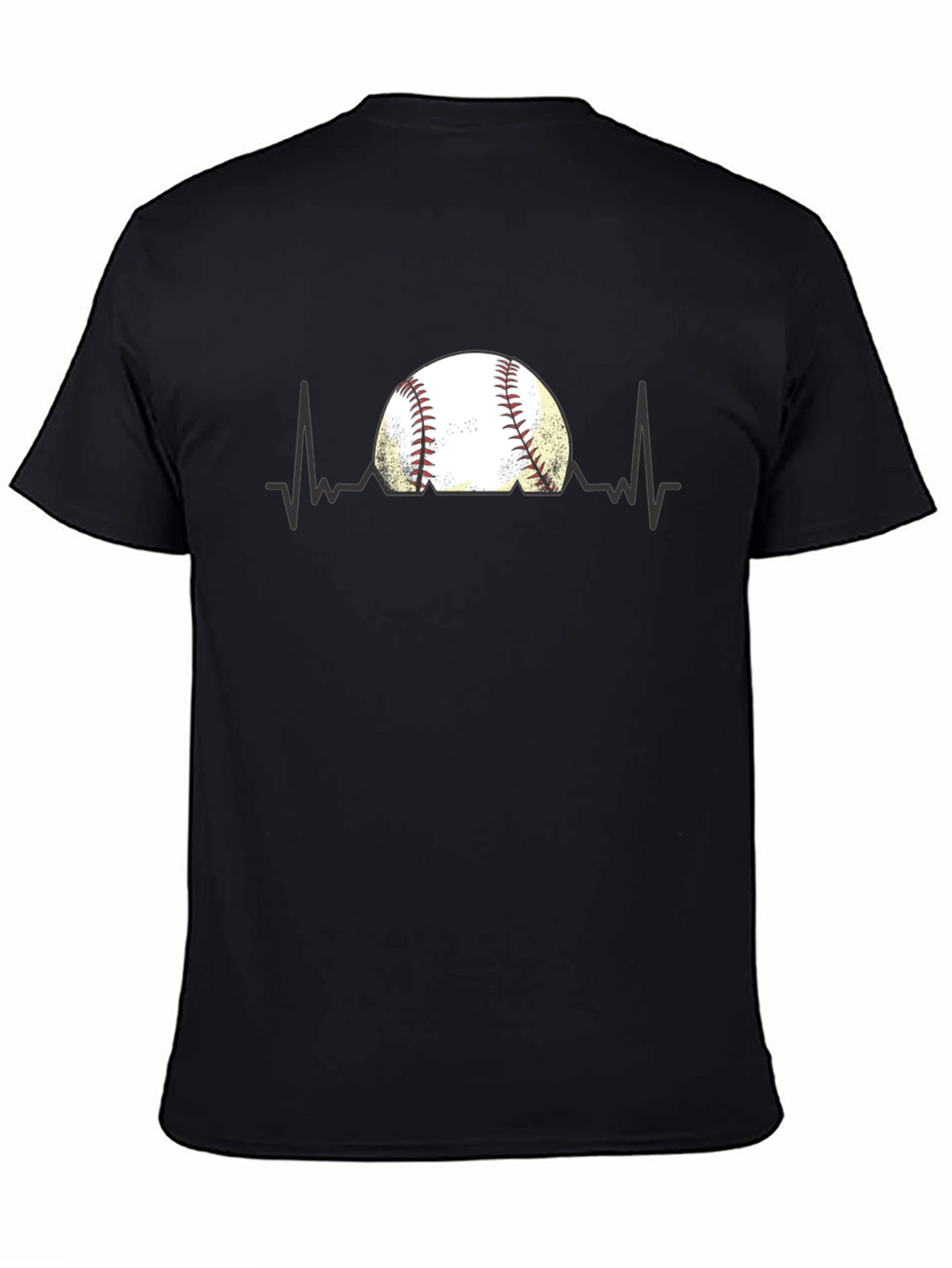 Baseball Heartbeat T-Shirt - Fan Apparel