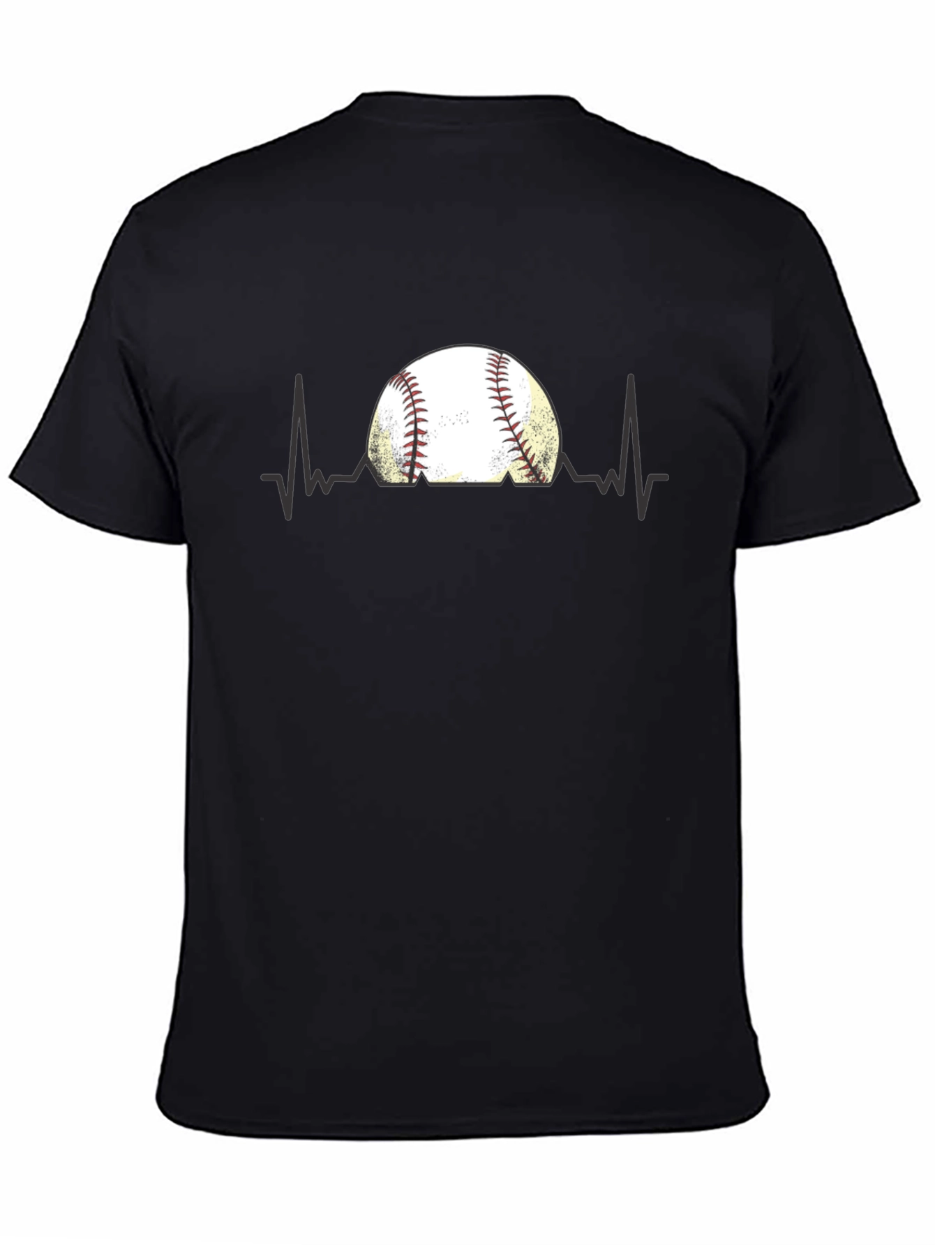 Baseball Heartbeat T-Shirt - Fan Apparel