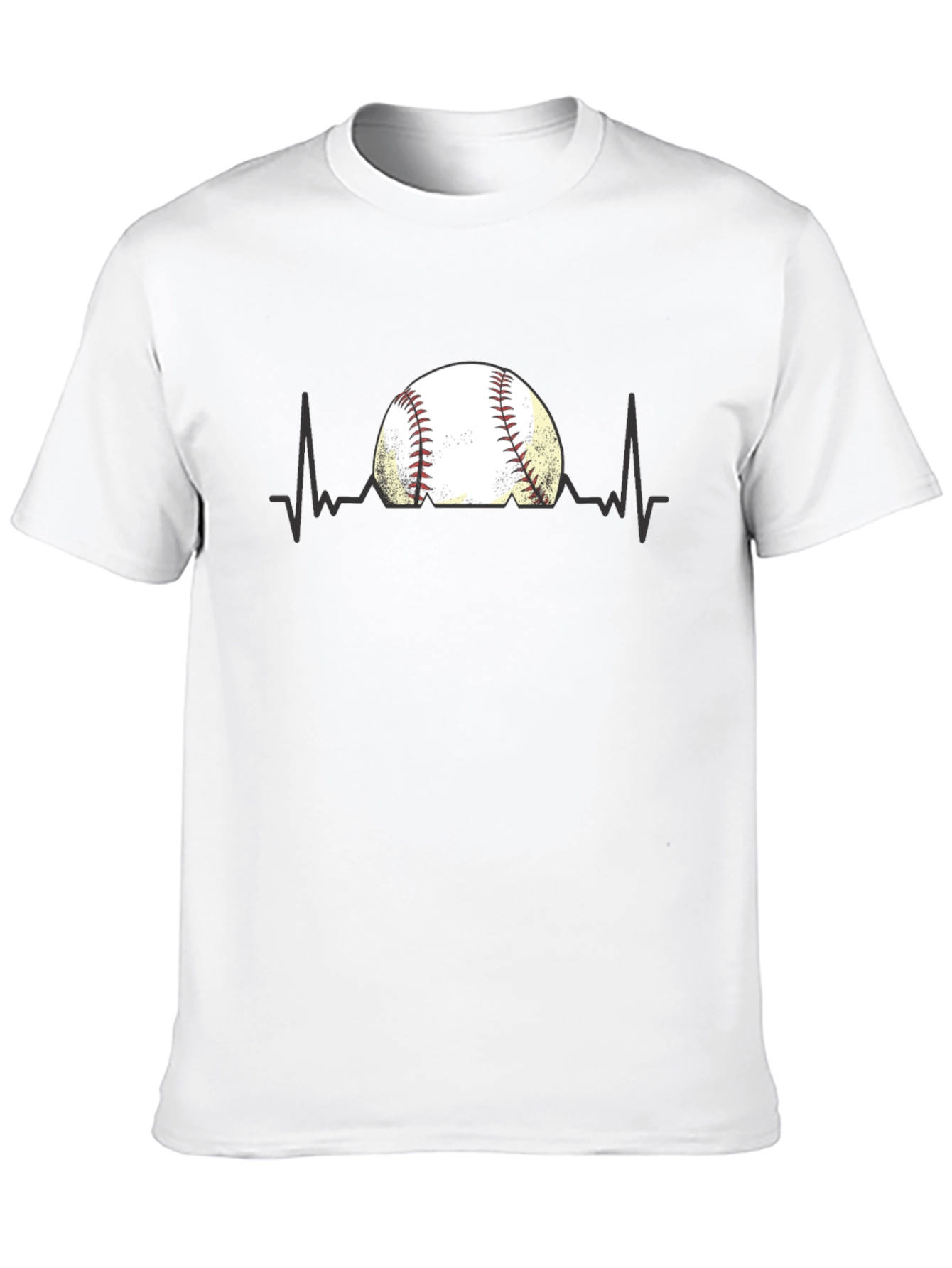 Baseball Heartbeat T-Shirt - Fan Apparel