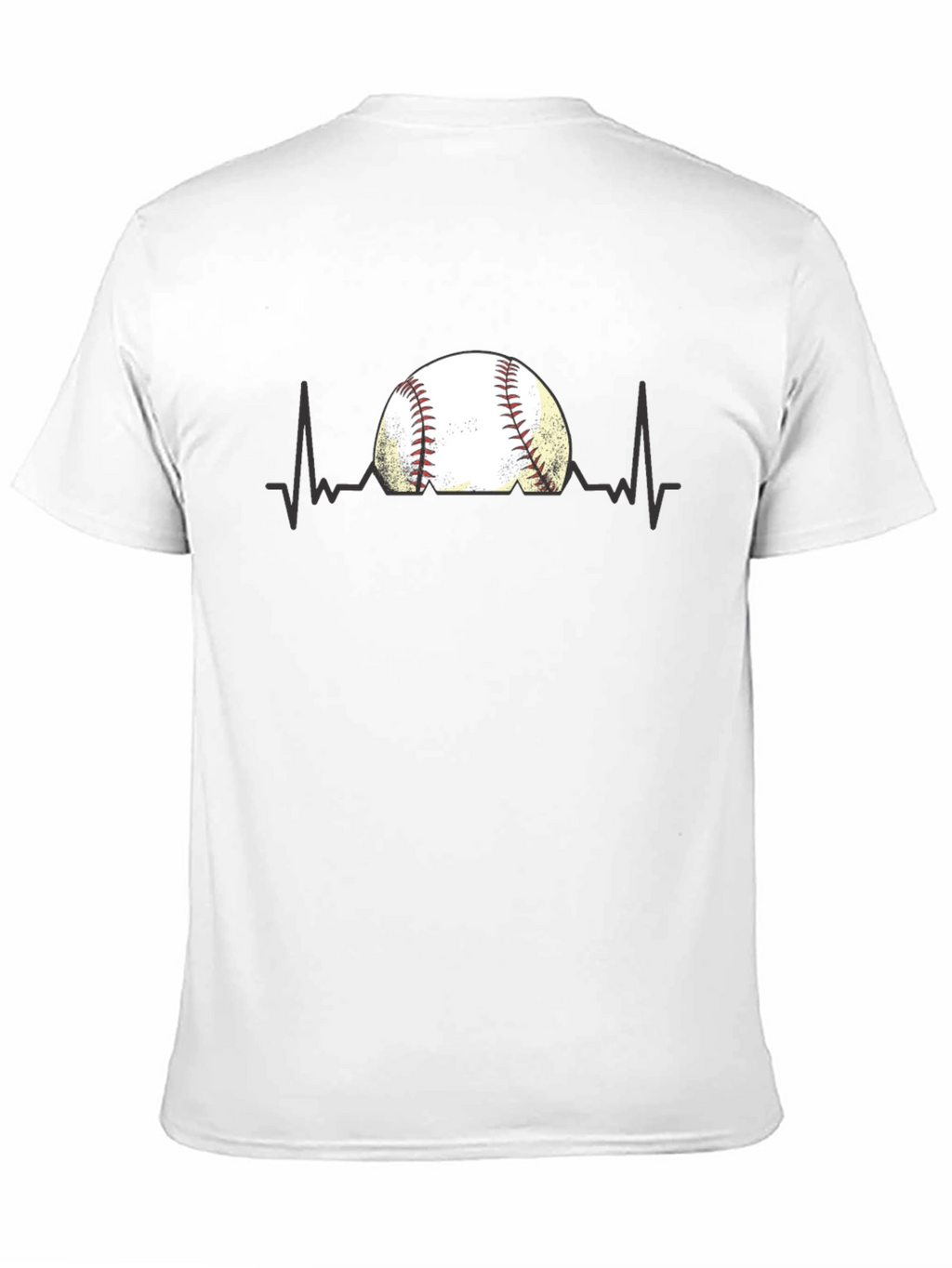 Baseball Heartbeat T-Shirt - Fan Apparel