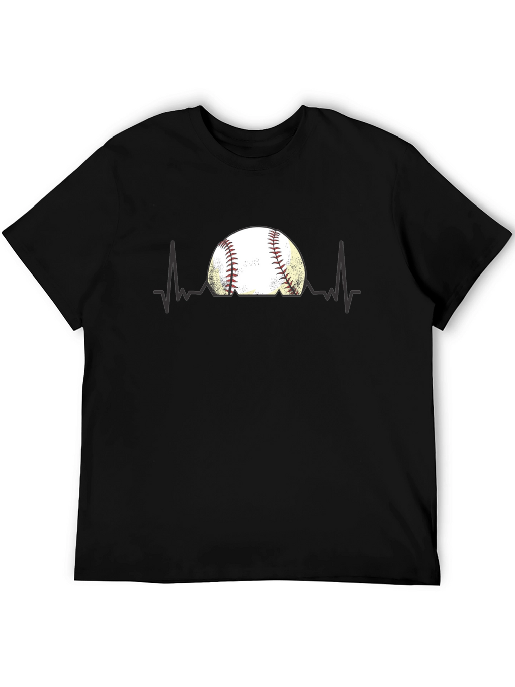 Baseball Heartbeat T-Shirt - Fan Apparel