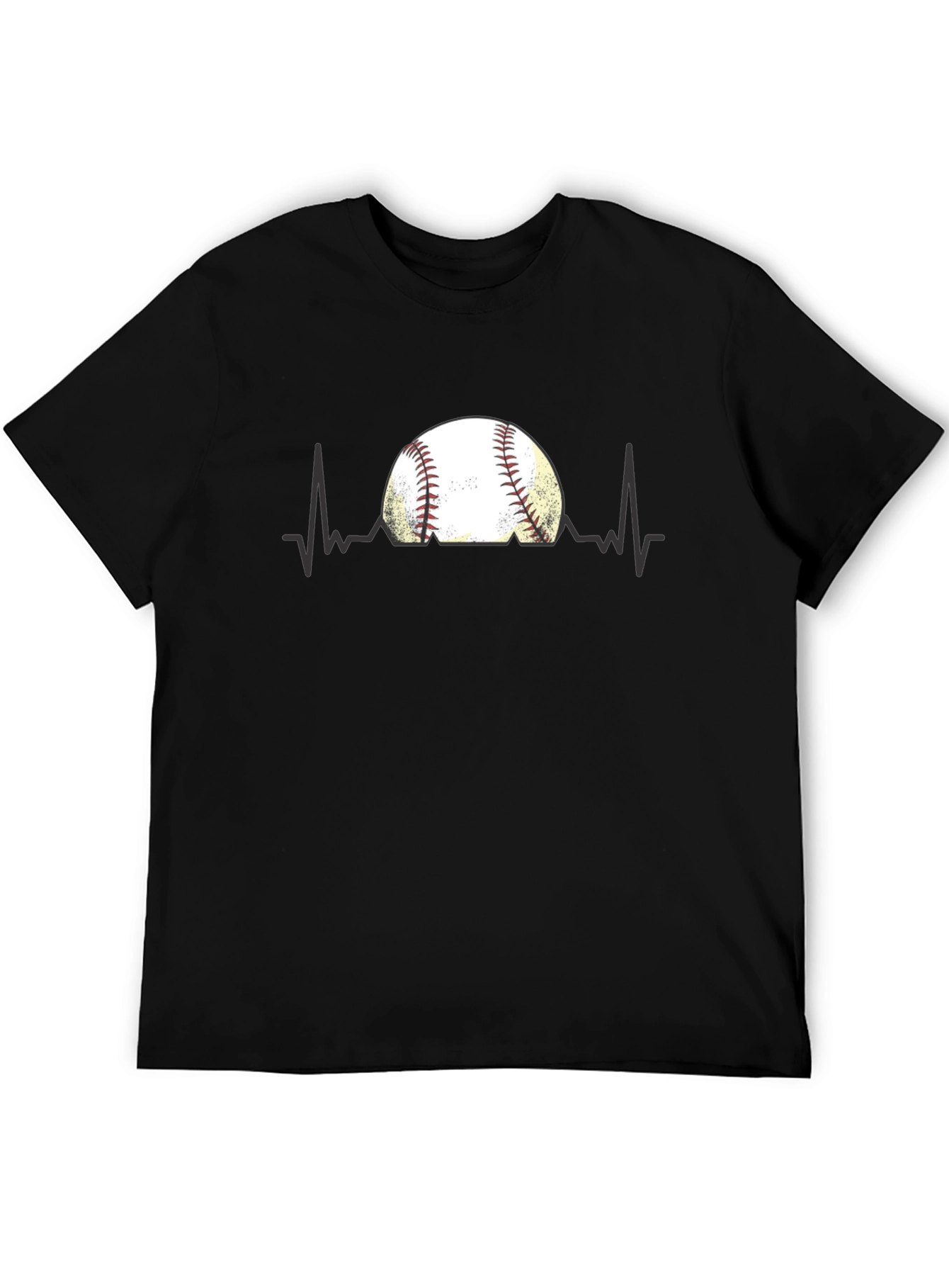Baseball Heartbeat T-Shirt - Fan Apparel