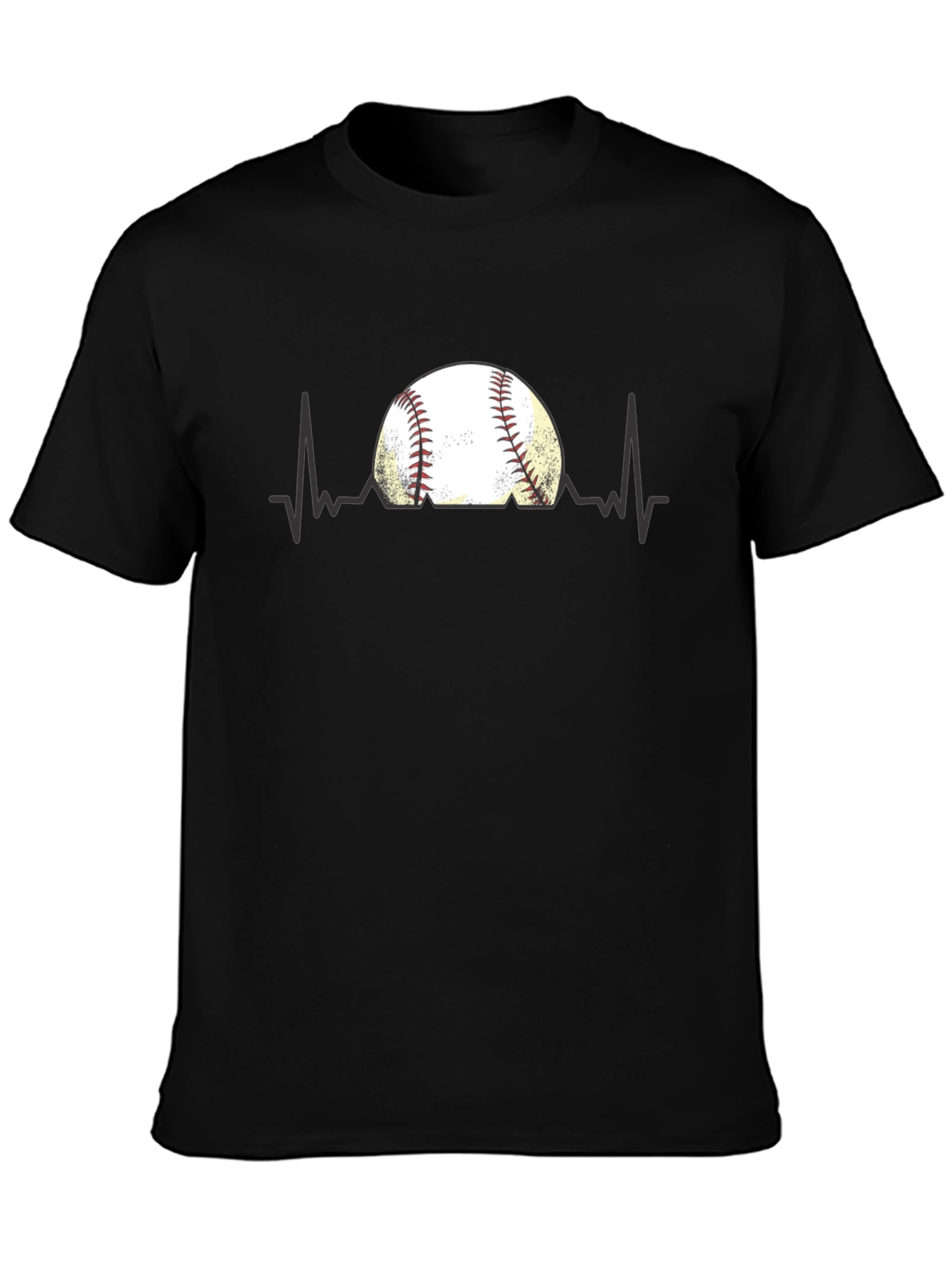 Baseball Heartbeat T-Shirt - Fan Apparel