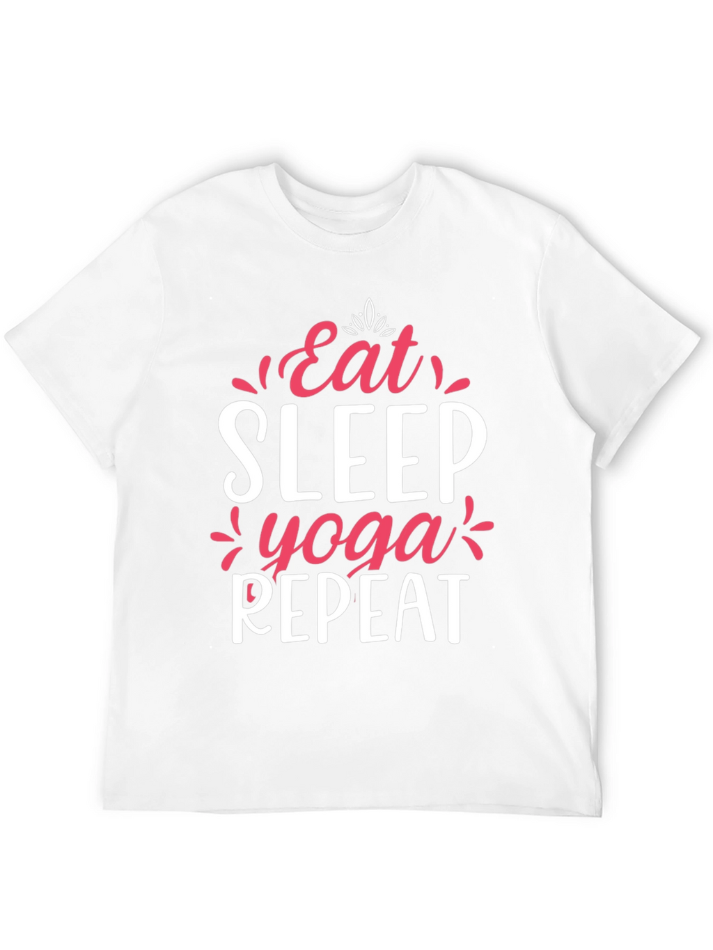 Eat Sleep Yoga Repeat Graphic Tee