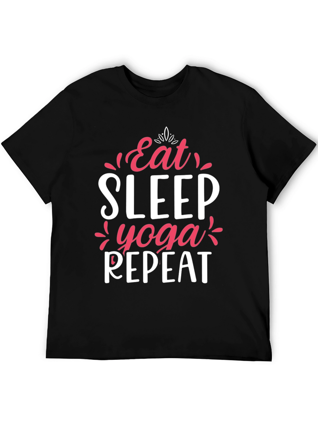 Eat Sleep Yoga Repeat Graphic Tee