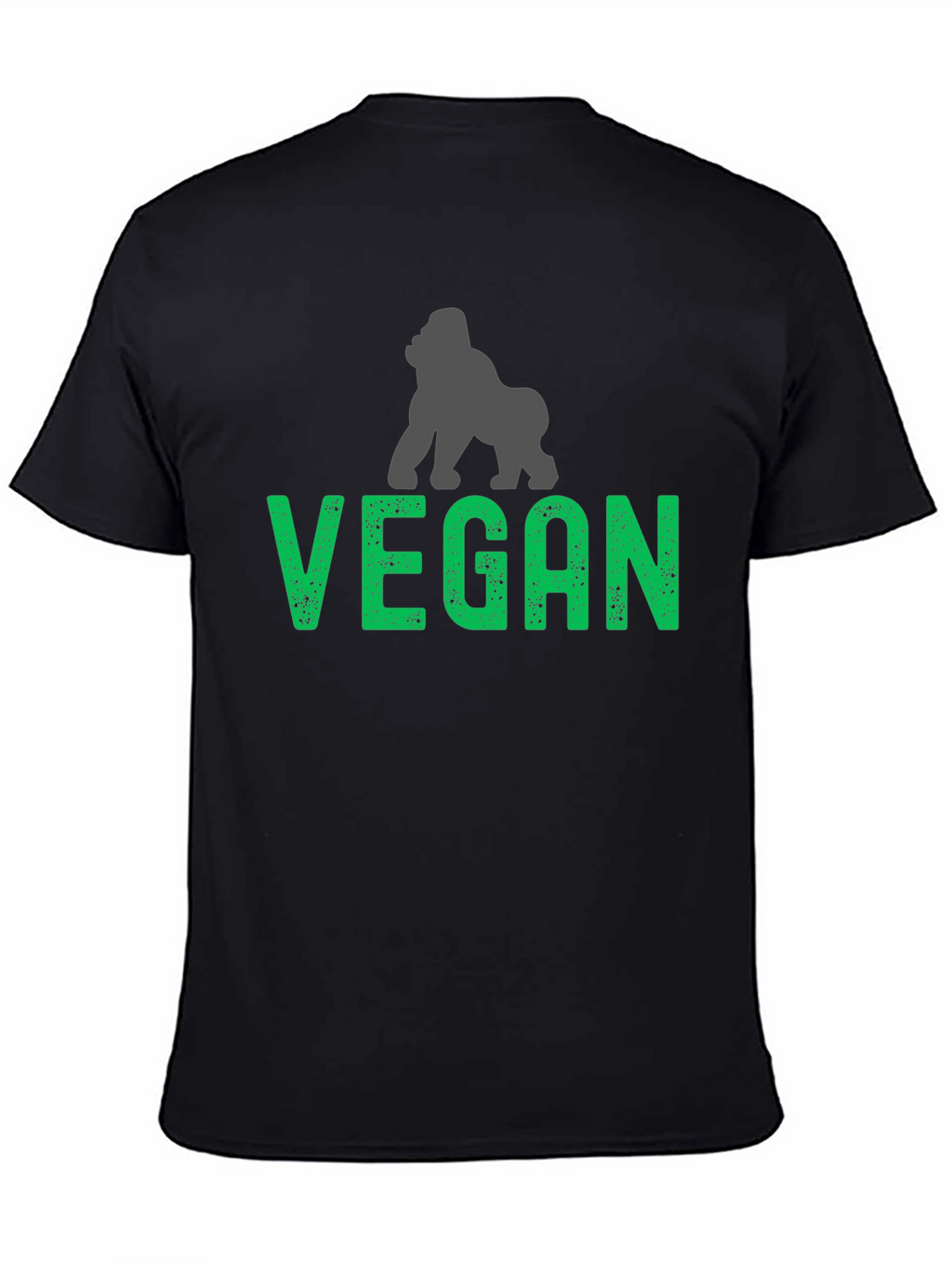 Vegan Gorilla Graphic T-Shirt - Animal Lover Tee