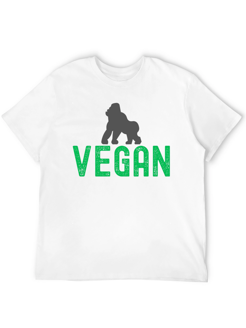Vegan Gorilla Graphic T-Shirt - Animal Lover Tee