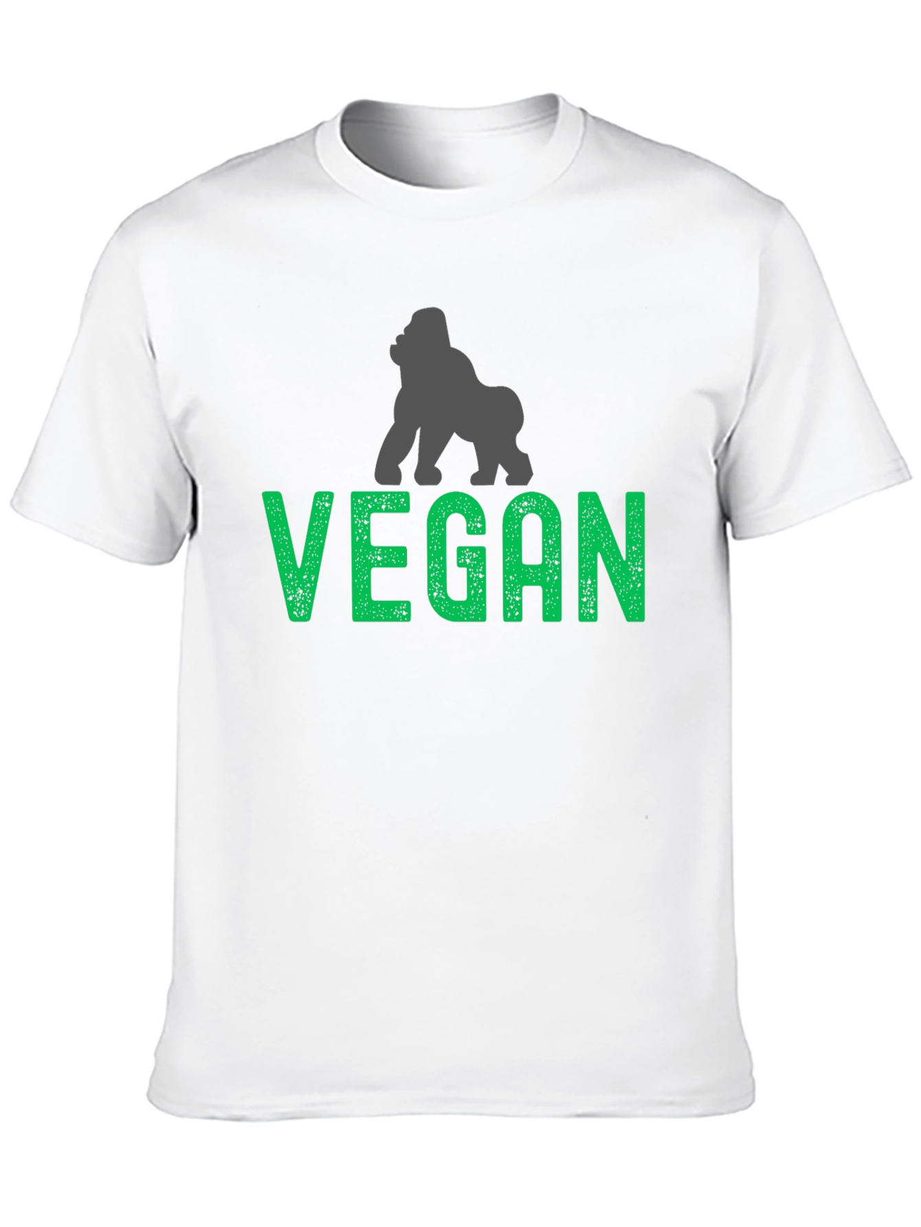 Vegan Gorilla Graphic T-Shirt - Animal Lover Tee