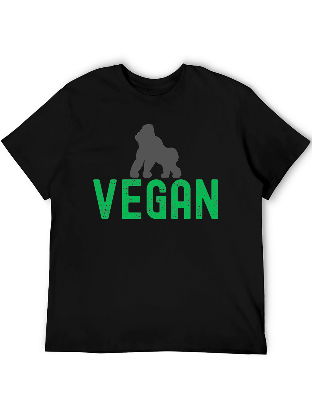 Vegan Gorilla Graphic T-Shirt - Animal Lover Tee