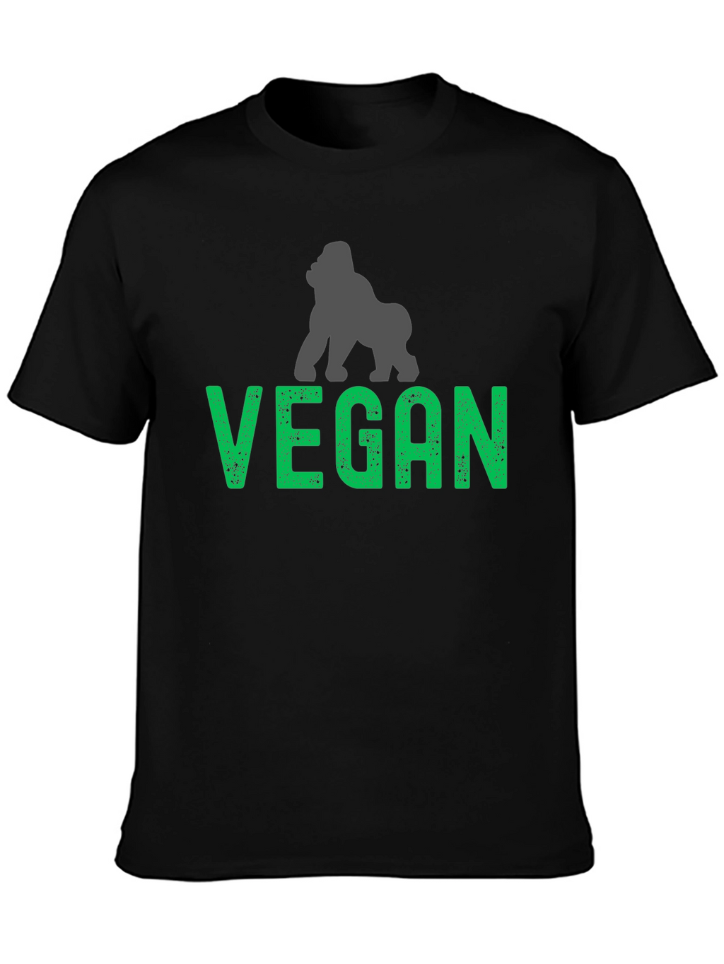 Vegan Gorilla Graphic T-Shirt - Animal Lover Tee