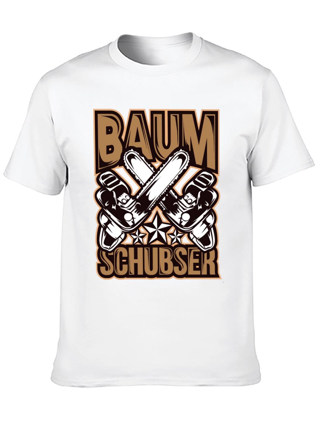 Baumschubser T-Shirt Chainsaw Lumberjack Tee