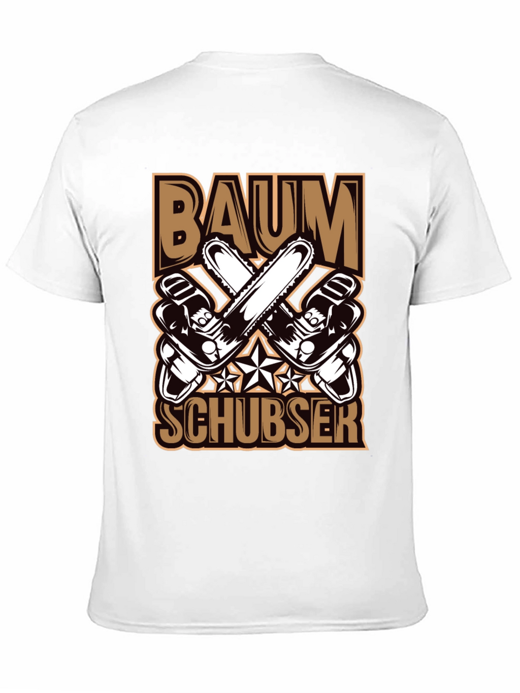 Baumschubser T-Shirt Chainsaw Lumberjack Tee