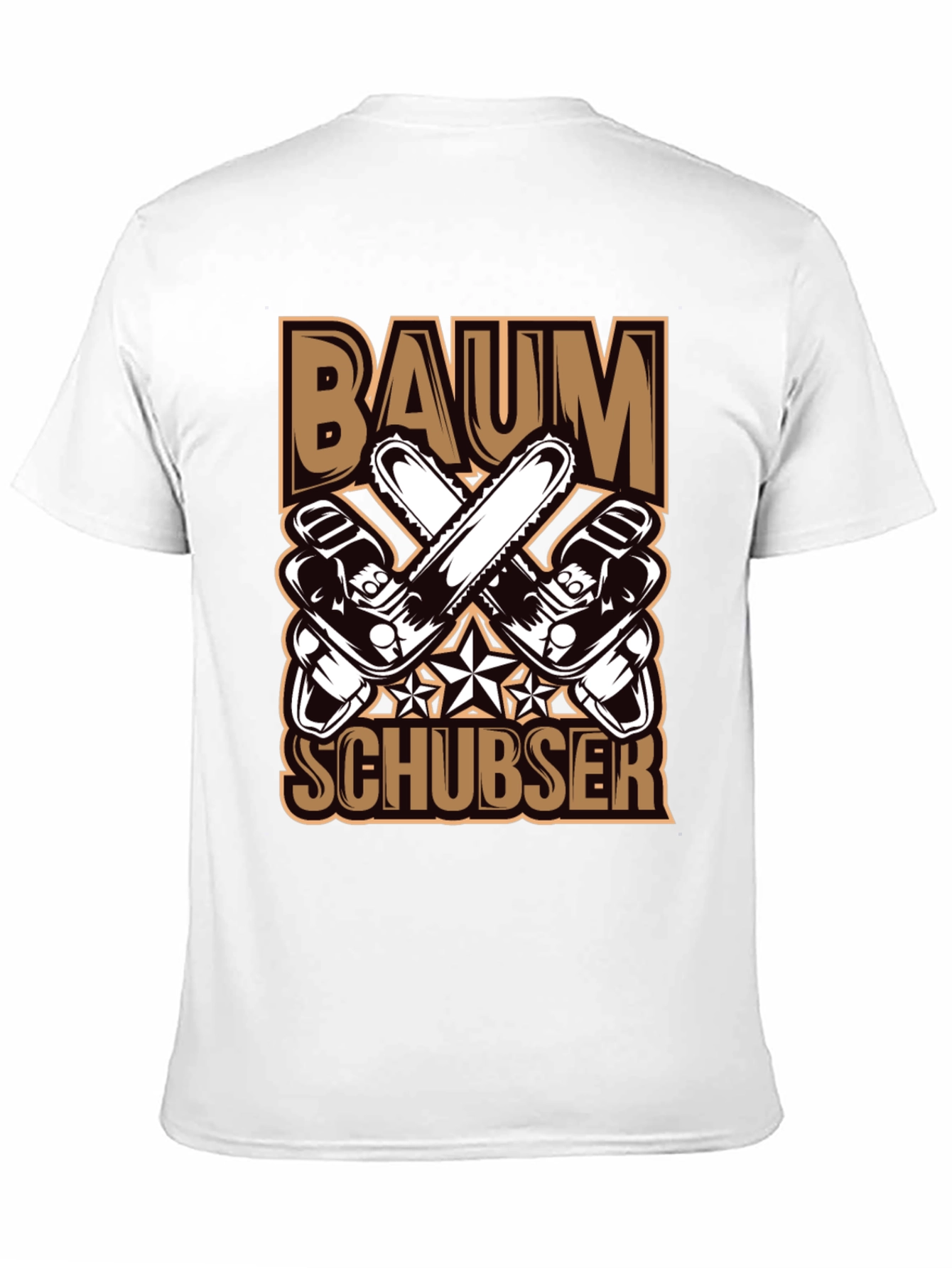 Baumschubser T-Shirt Chainsaw Lumberjack Tee