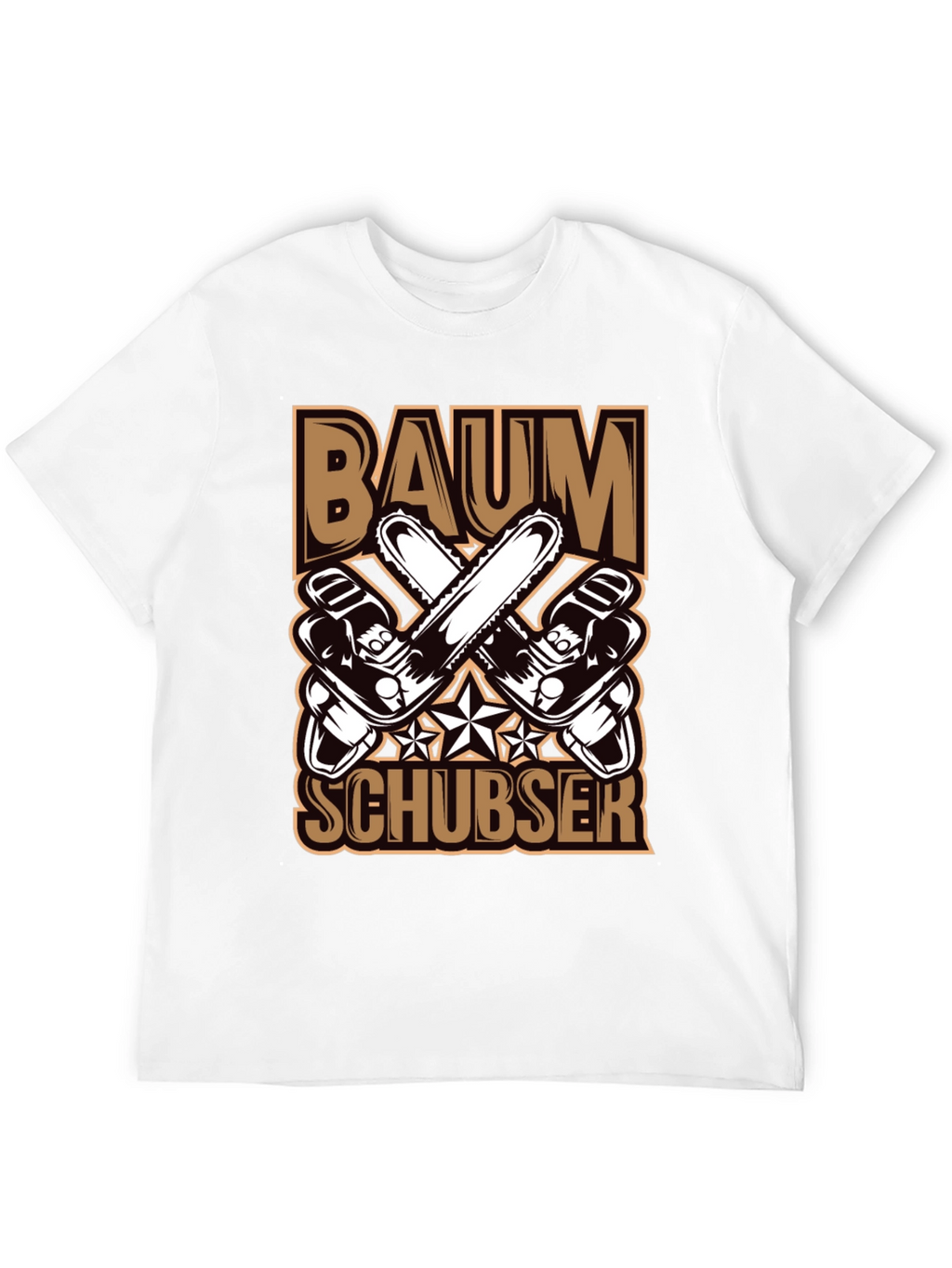 Baumschubser T-Shirt Chainsaw Lumberjack Tee