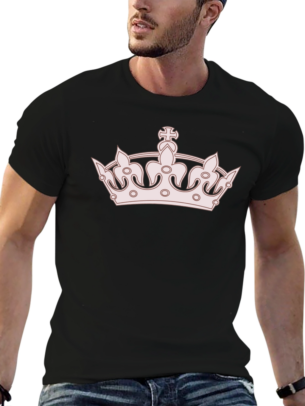 Crown Graphic Black T-Shirt