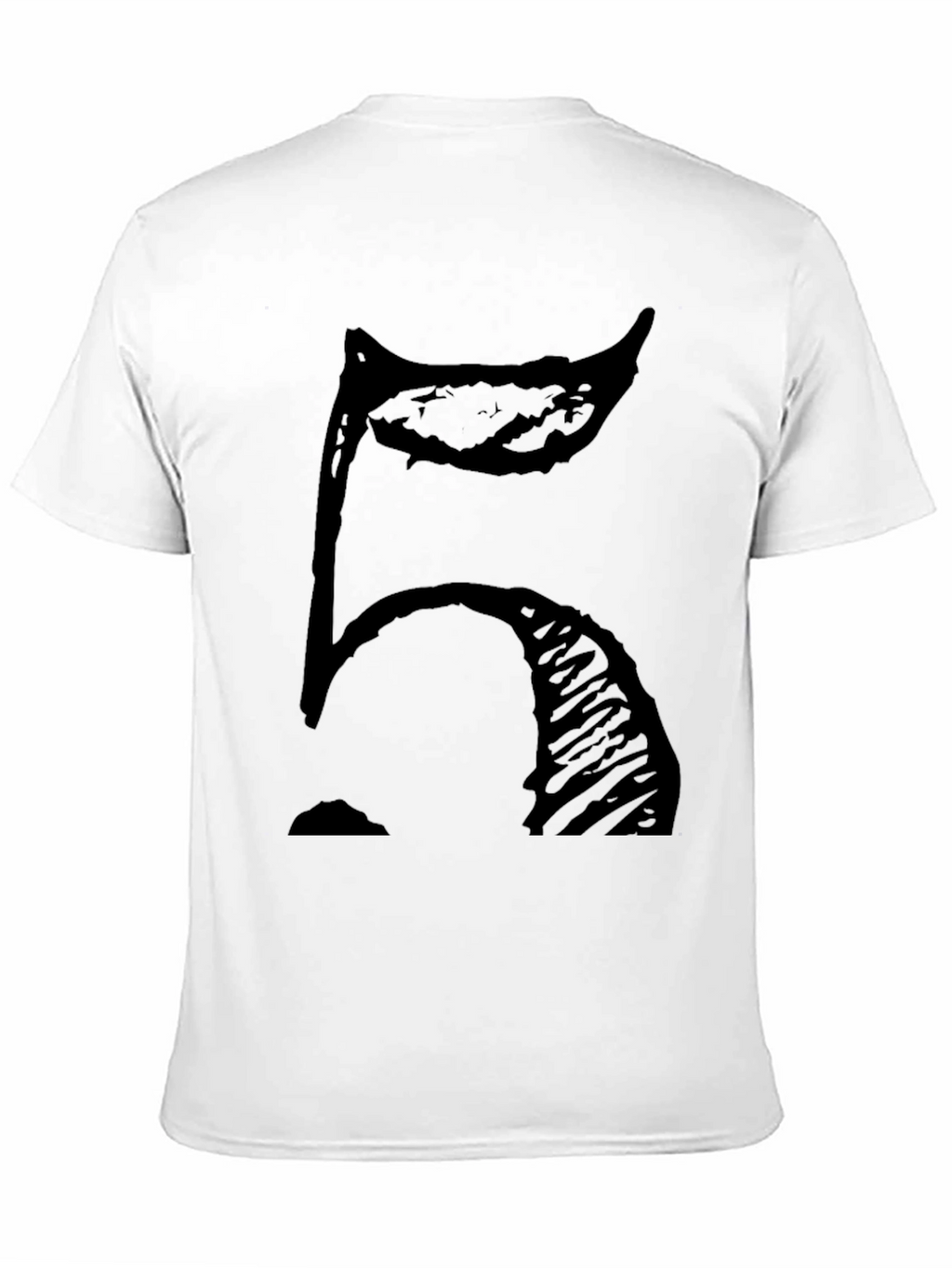 Bold Number 5 Graphic Print T-Shirt