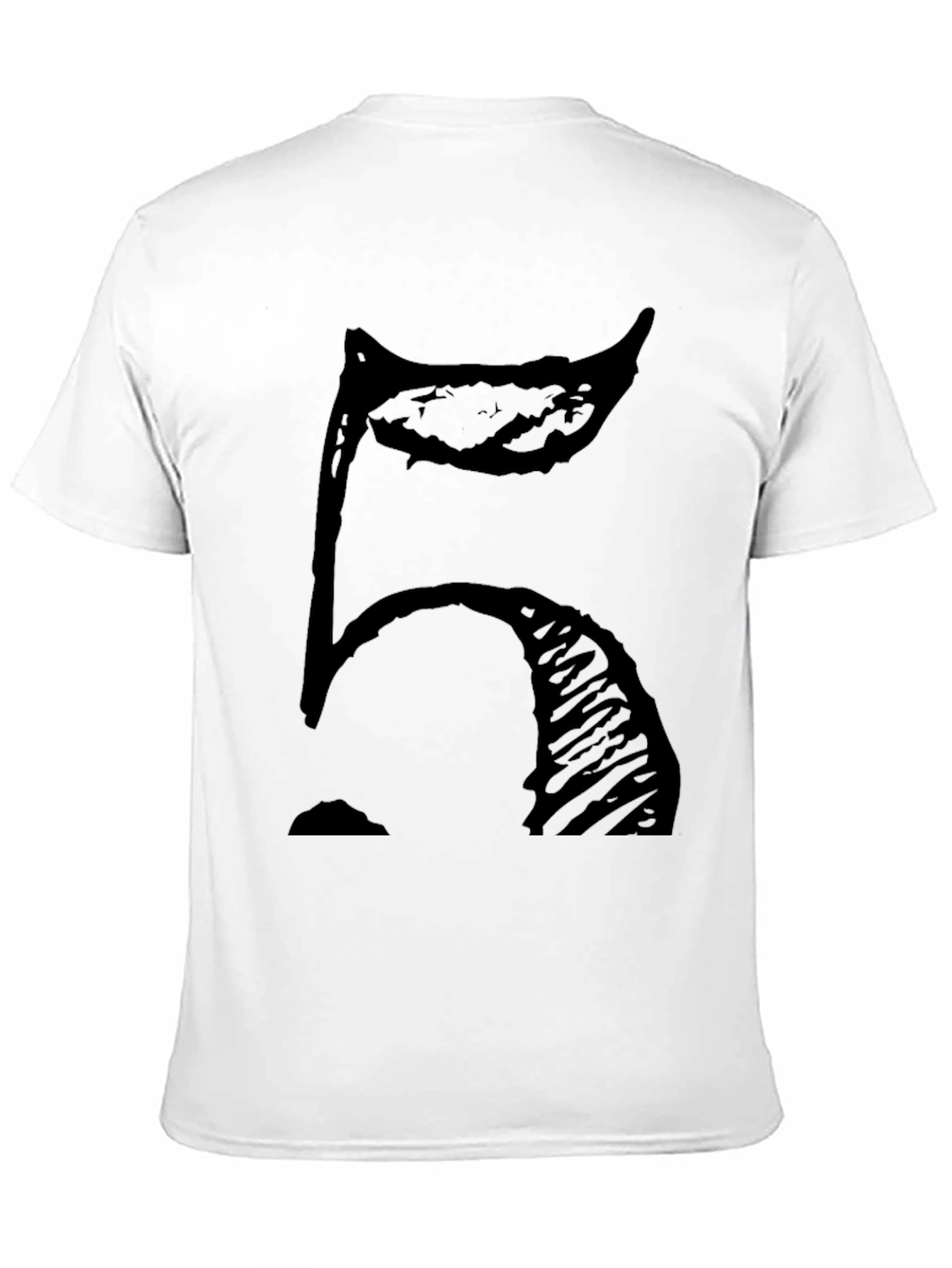 Bold Number 5 Graphic Print T-Shirt