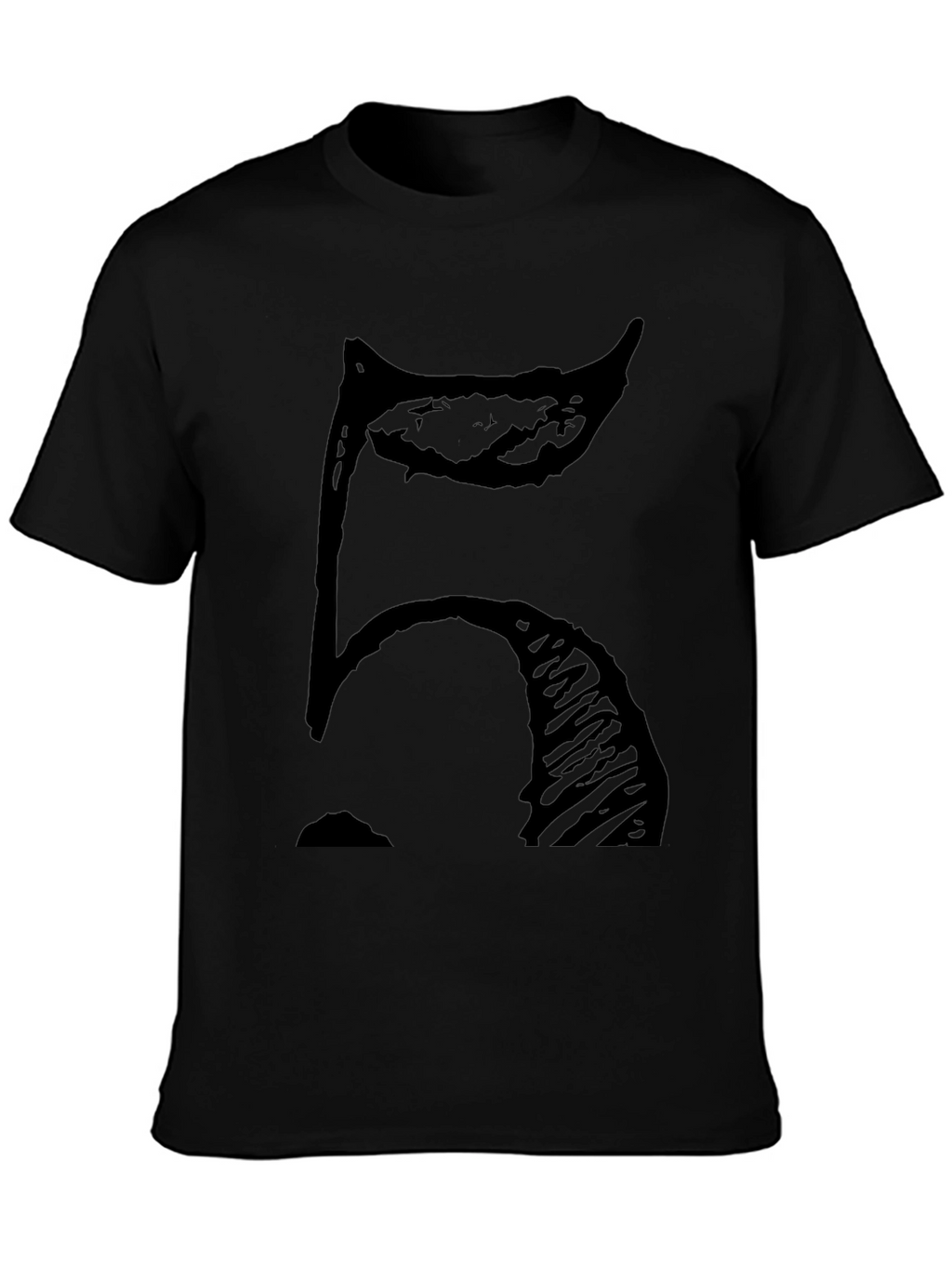 Bold Number 5 Graphic Print T-Shirt