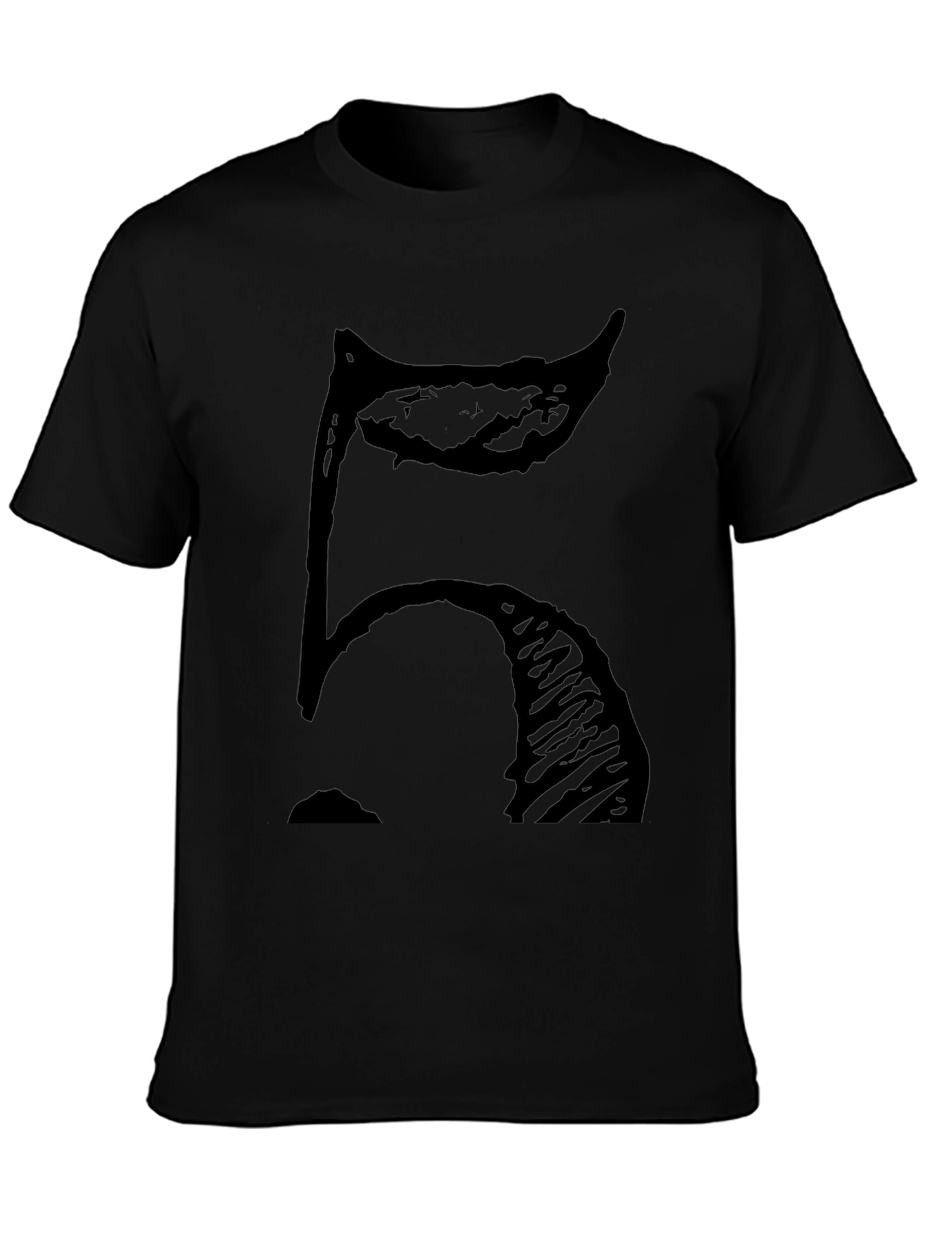 Bold Number 5 Graphic Print T-Shirt