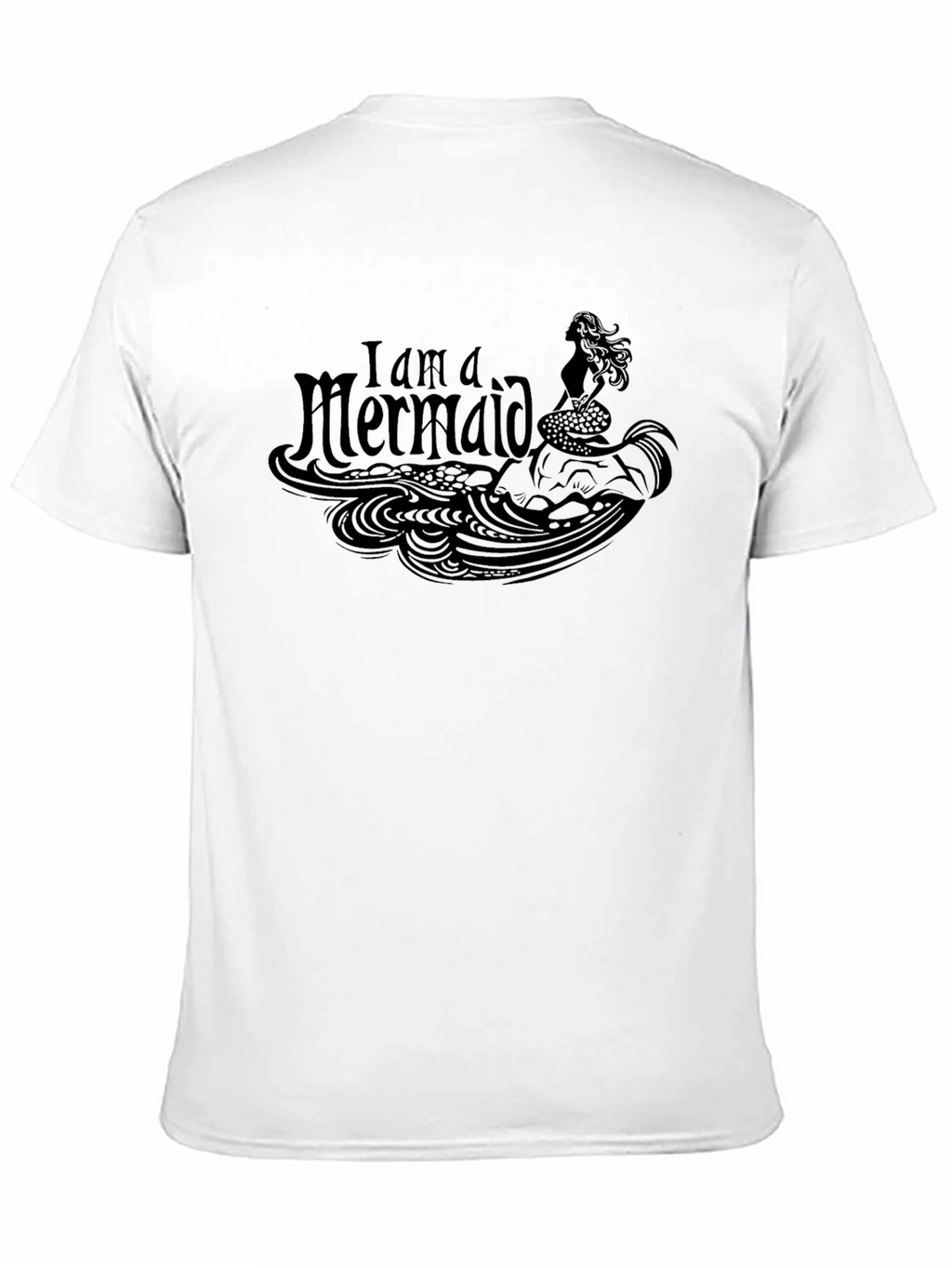 I am a Mermaid Black Graphic Tee - Mens