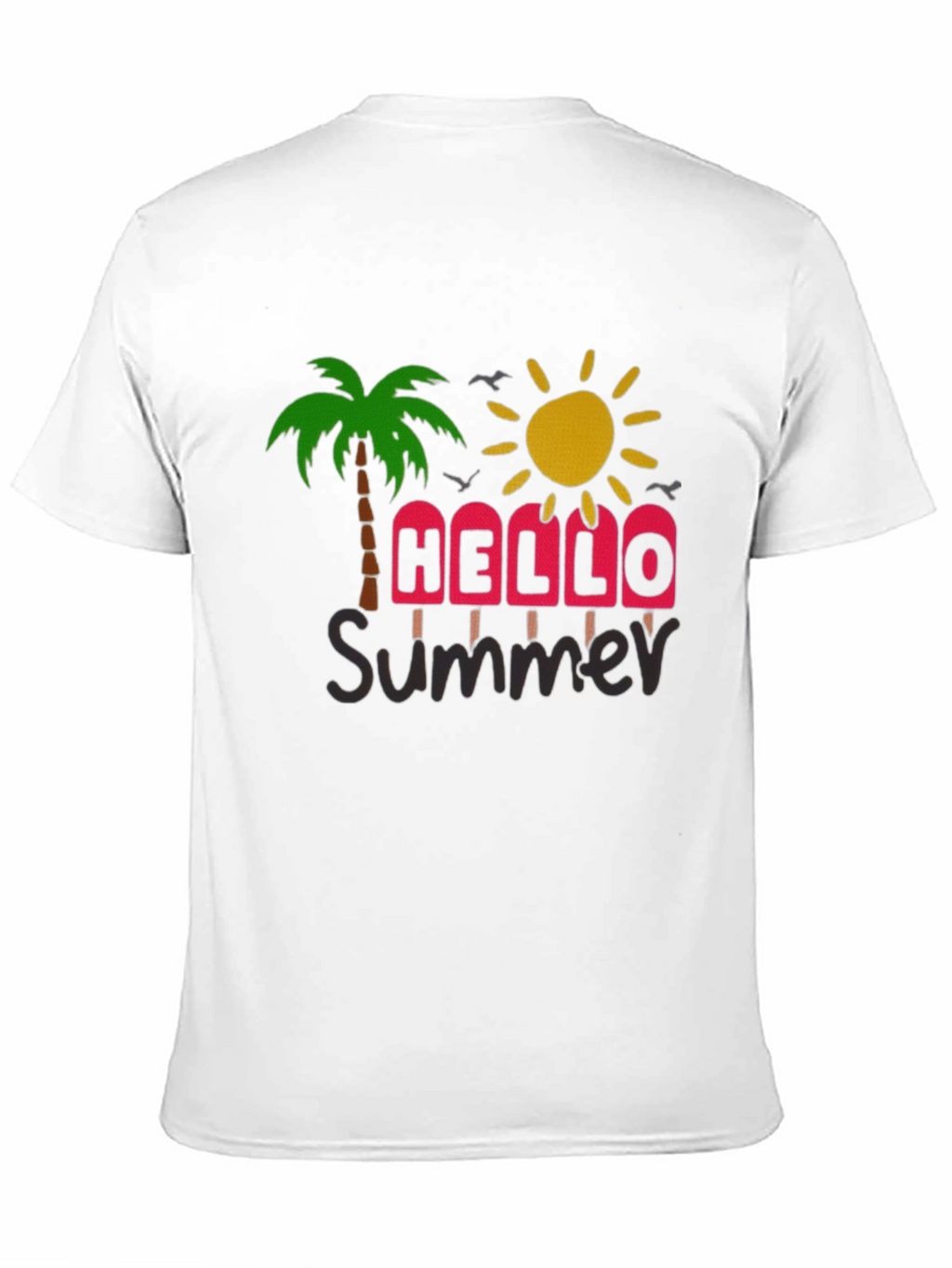 Summer Vibes Graphic Tee - Black